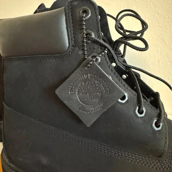 Timberland NWOT Premium 6" Waterproof Boot Black Nubuck Size US 11.5 / EU 44-45 - 5 Thumbnail
