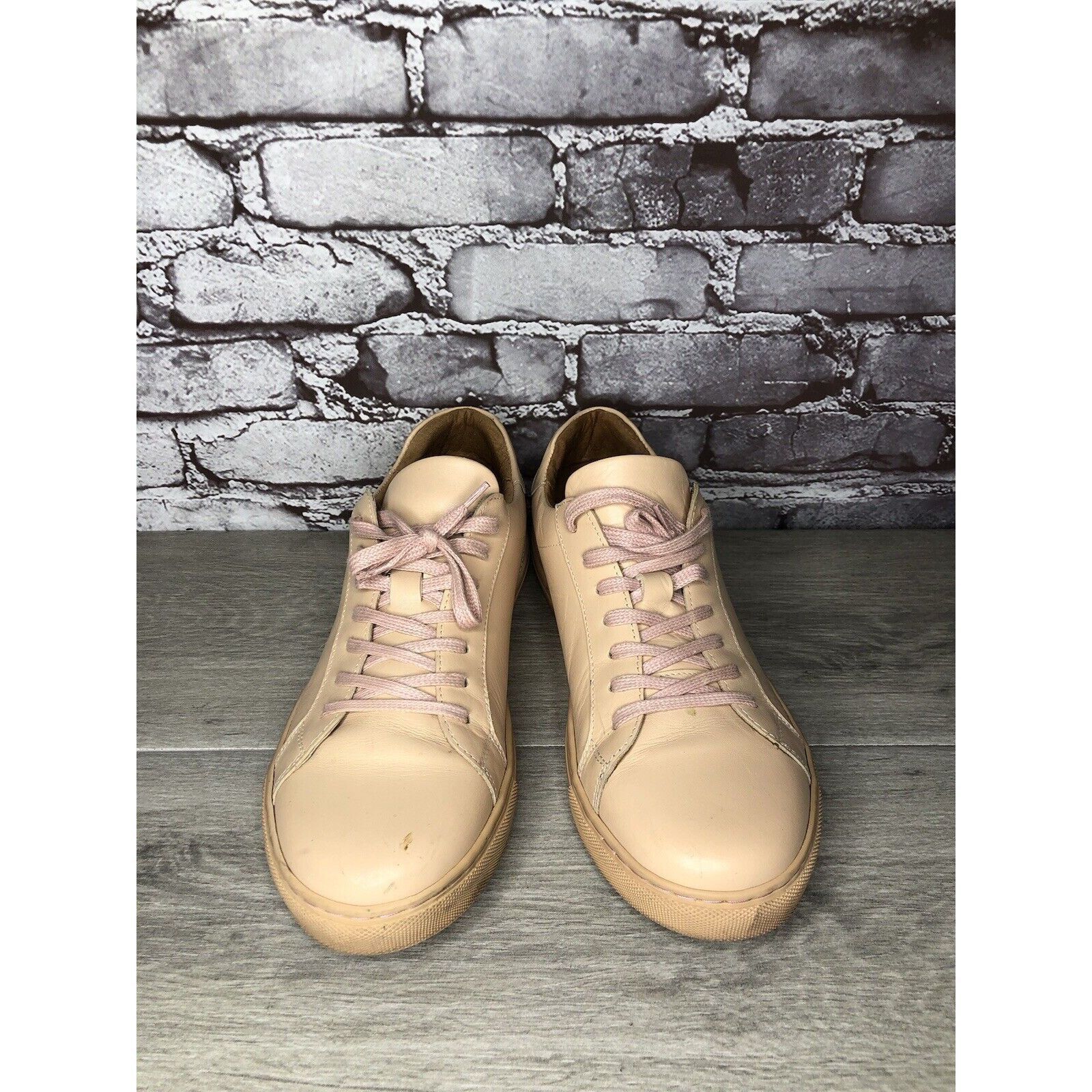 Other Romero And Mcpaul Dusty Pink Leather Lace Up Portugal Shoes Size US 12 / EU 45 - 2 Thumbnail