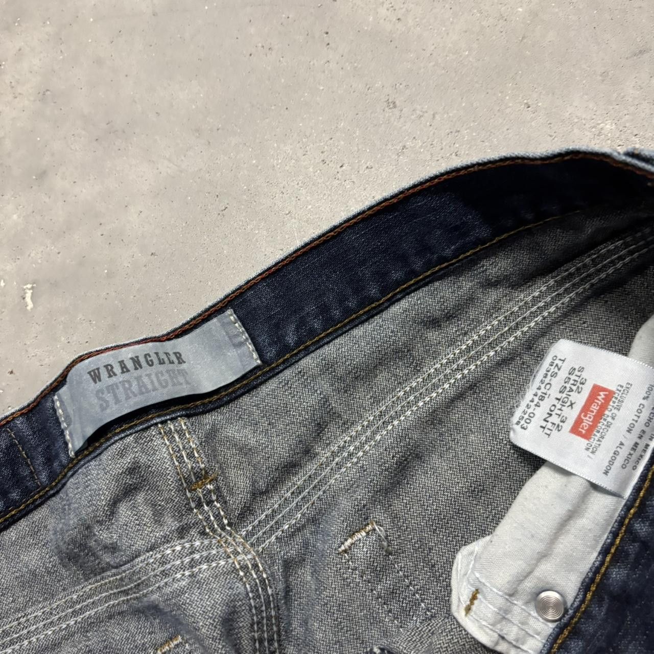 Japanese Brand × Vintage Crazy Vintage Y2K/2000s Grunge Dark Wash Skater Denim Jeans! Size US 32 / EU 48 - 8 Thumbnail