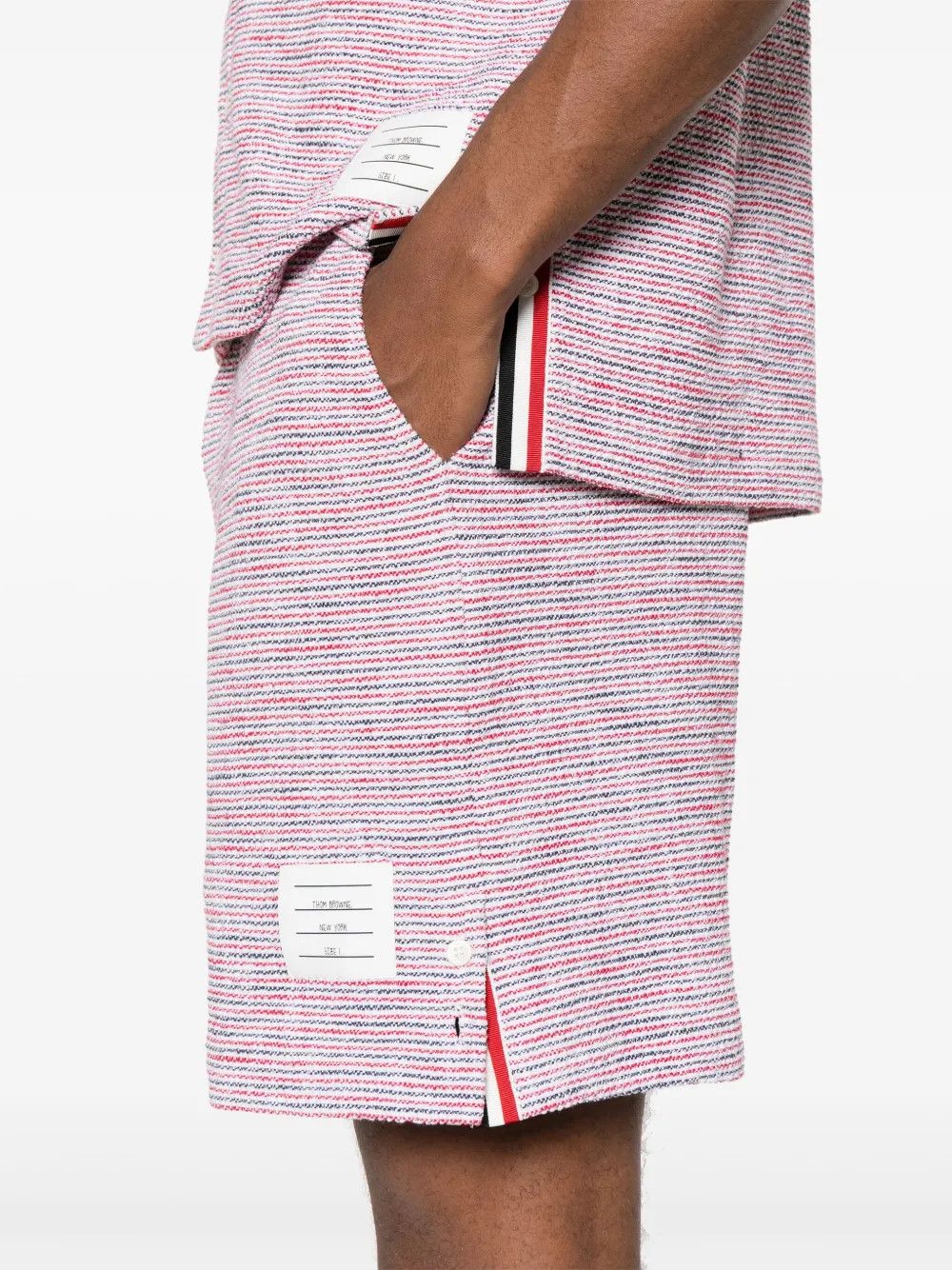 Thom Browne o1h1sh10525 Mid Thigh Tweed Summer Shorts in Multicolor Size US 34 / EU 50 - 5 Thumbnail