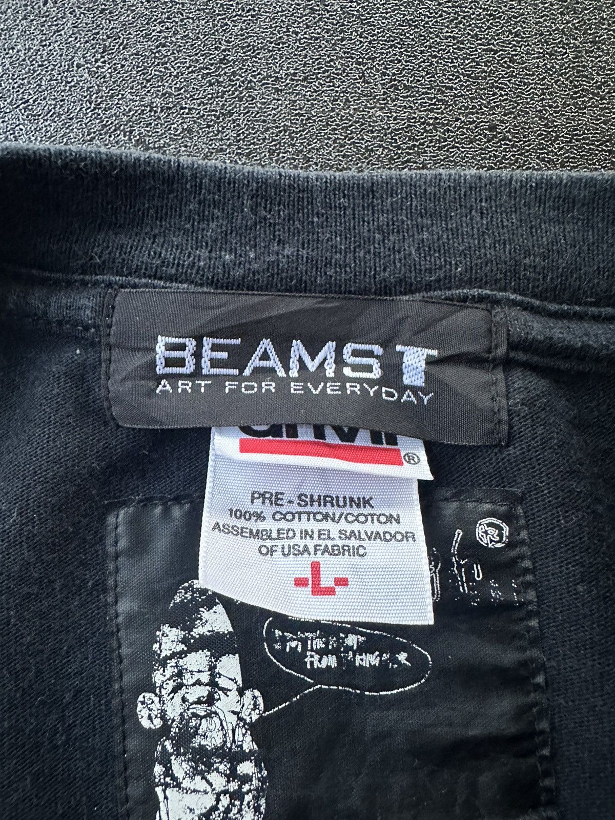 Beams Plus Vintage Beams + Anvil Humor Tshirt A503 Size US L / EU 52-54 / 3 - 8 Thumbnail