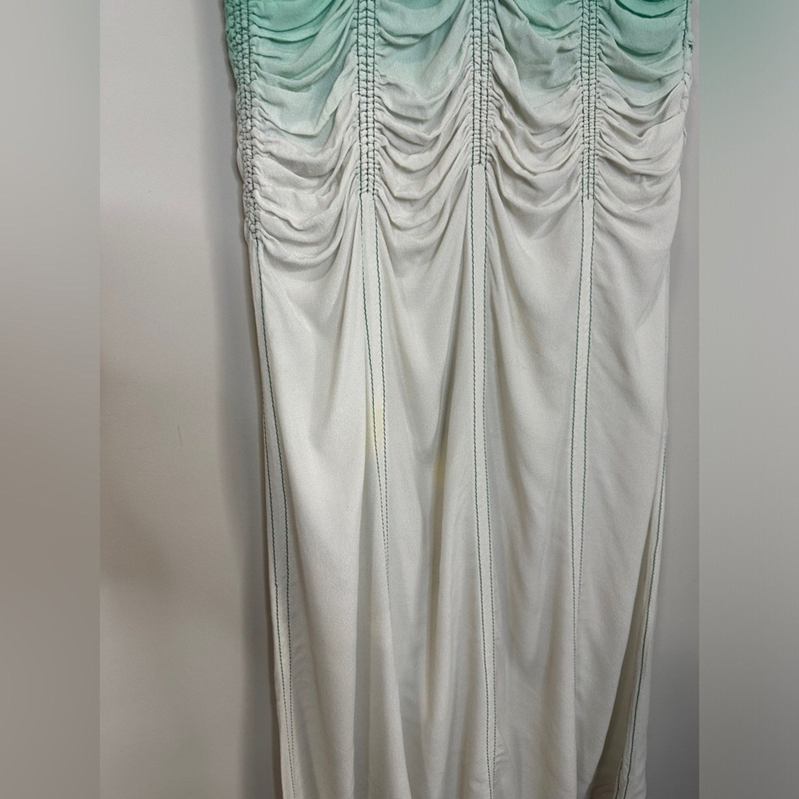 Other Marina Moscone Ruched Dip Dye Dress Size 6 Size M / US 6-8 / IT 42-44 - 10 Thumbnail