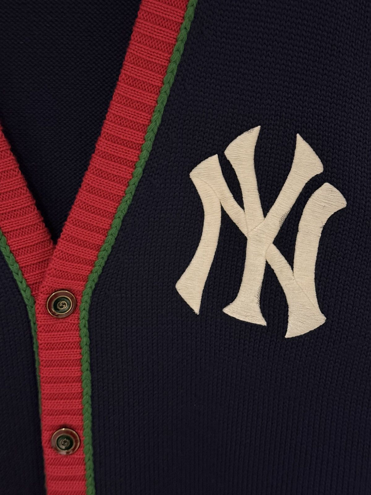 Gucci Gucci NY MLB cardigan Size US L / EU 52-54 / 3 - 3 Thumbnail