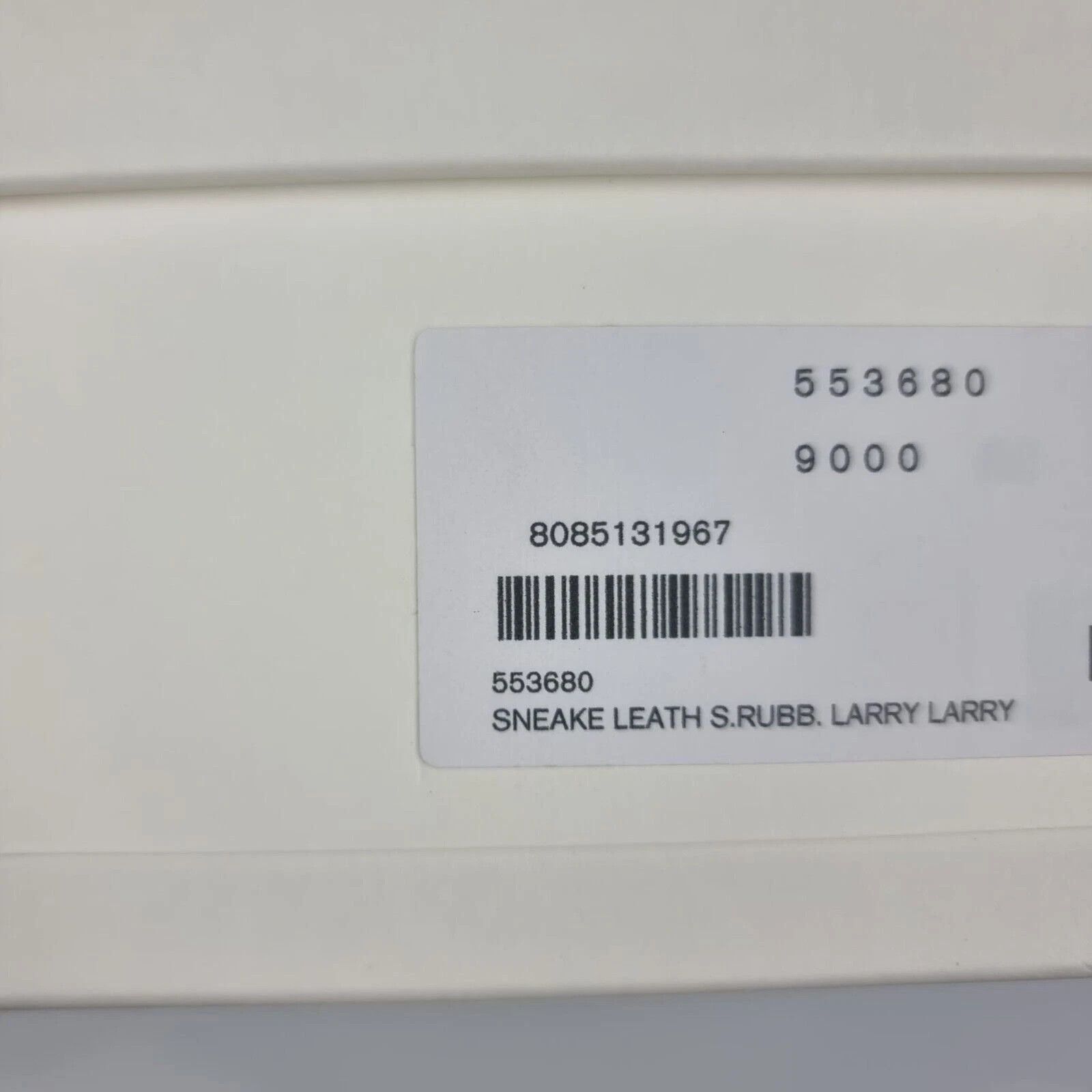 Alexander McQueen ALEXANDER MCQUEEN Larry Oversized White Leather Sneakers Size US 12 / EU 45 - 9 Thumbnail