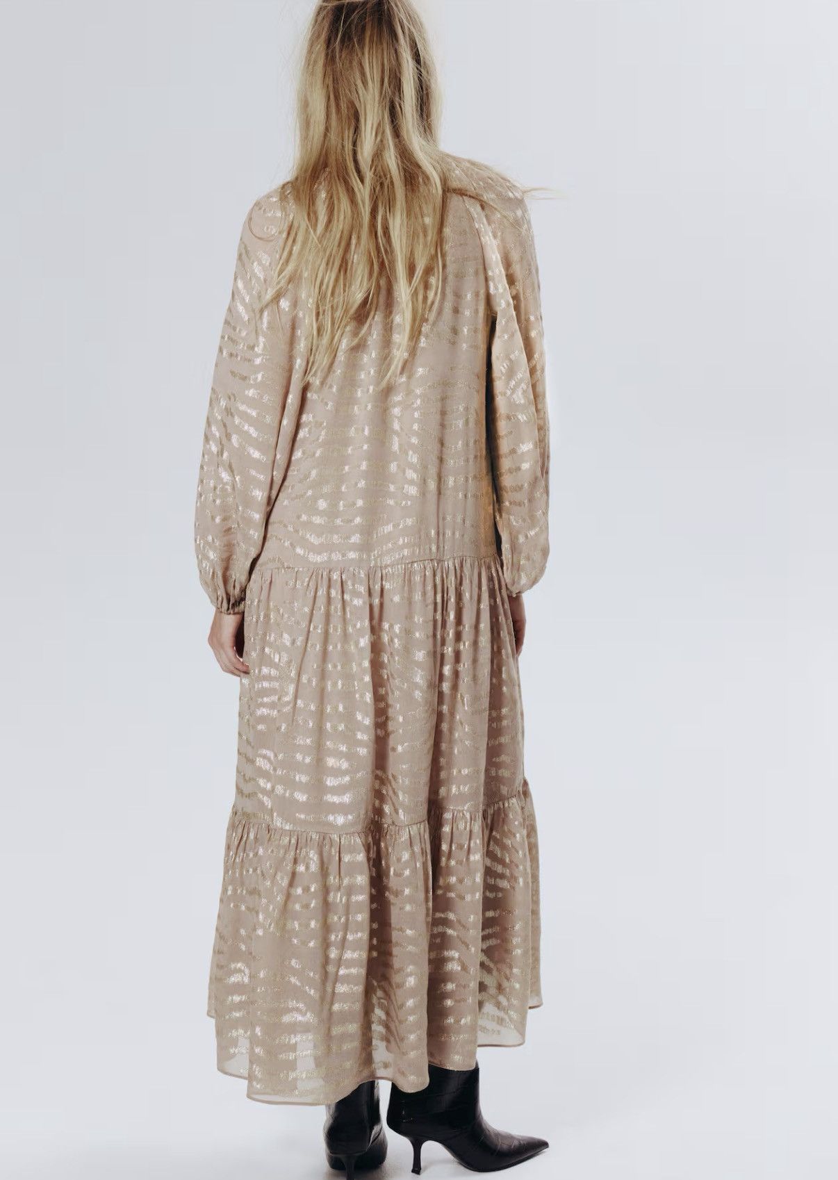H&M H&M Jacquard Weave Maxi Dress Size S / US 4 / IT 40 - 2 Thumbnail