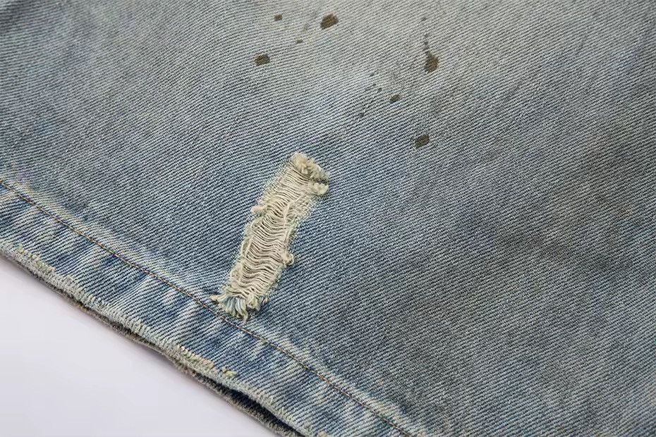 Other Retro Vintage Style Baggy Washed Ripped Y2k Shorts Size US 33 - 12 Thumbnail