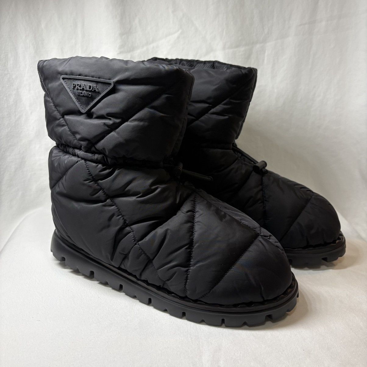 Prada AUTHENTIC Prada Nylon Quilted Boots Size US 8.5 / IT 38.5 - 1 Thumbnail