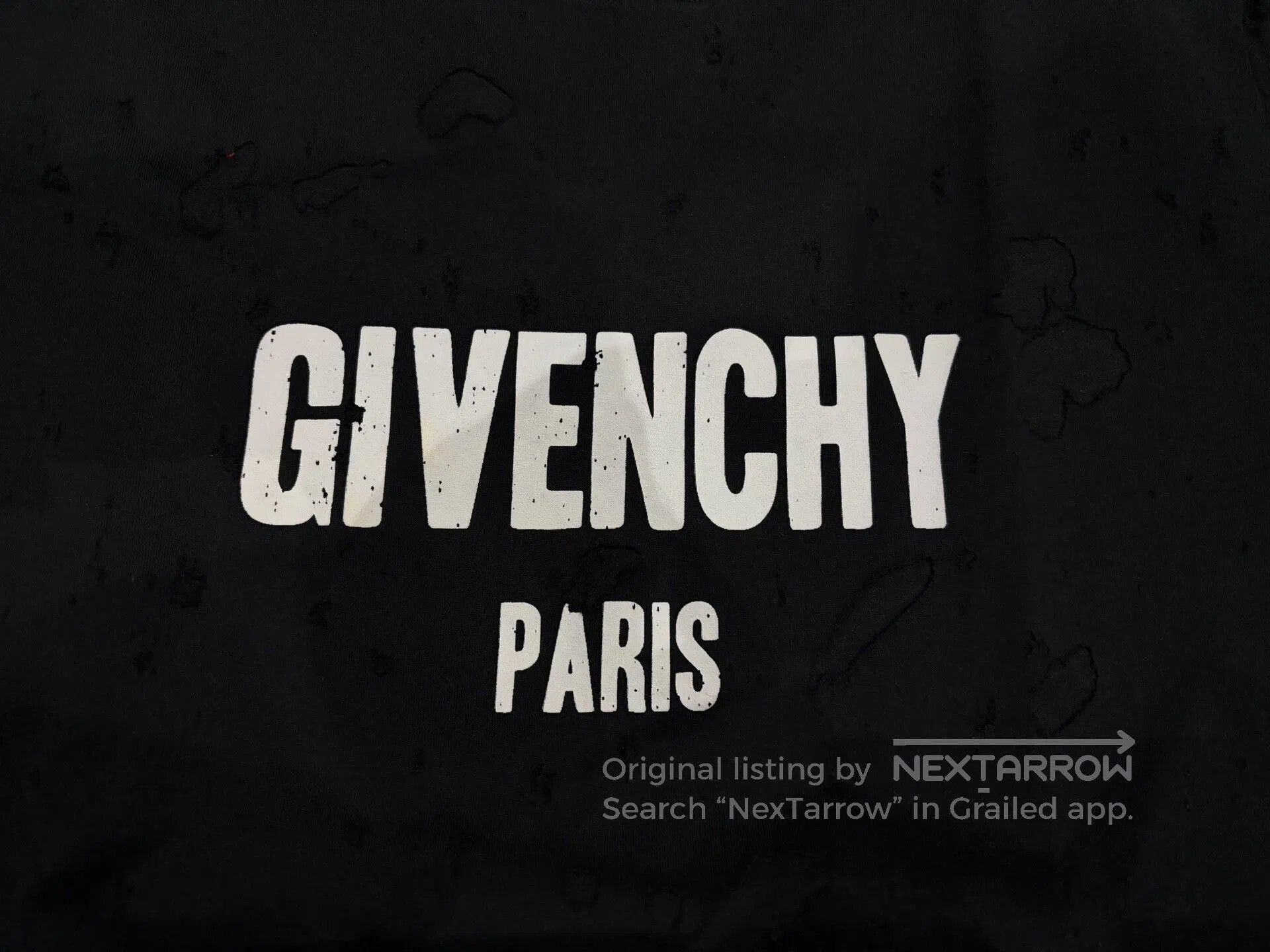 Givenchy Givenchy Black Distressed Short. Size US XXS / EU 40 - 3 Thumbnail