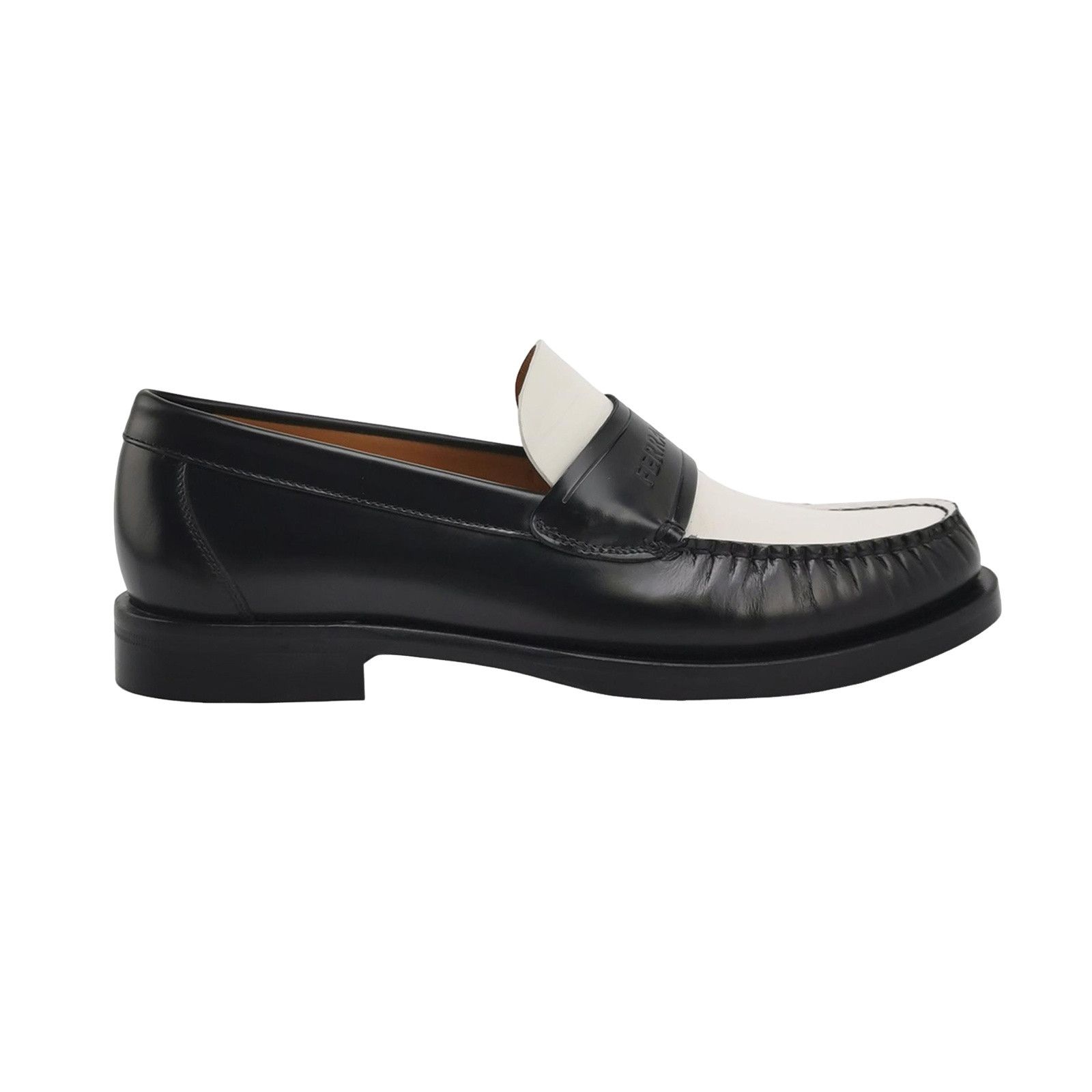 Salvatore Ferragamo Salvatore Ferragamo Bi-Color Leather Loafers US 7.5 Size US 7 / EU 40 - 1 Thumbnail