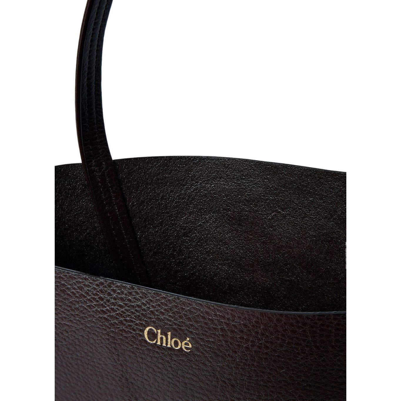 Chloe Chloe Spin Brown Leather Tote Bag New & Authentic Size ONE SIZE - 4 Thumbnail