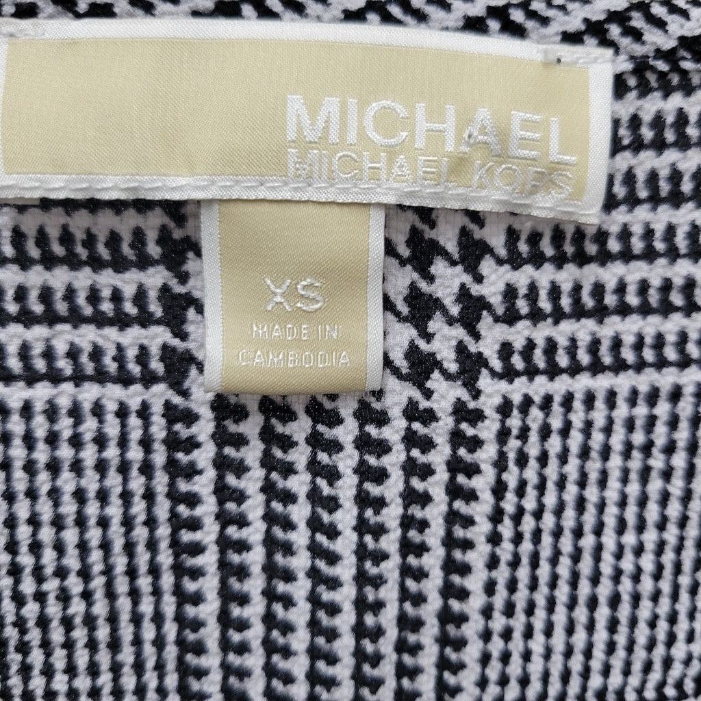 Michael Kors Michael Kors Women's Long-Sleeves Plaid With Wrist Tie Top Size XS / US 0-2 / IT 36-38 - 7 Thumbnail