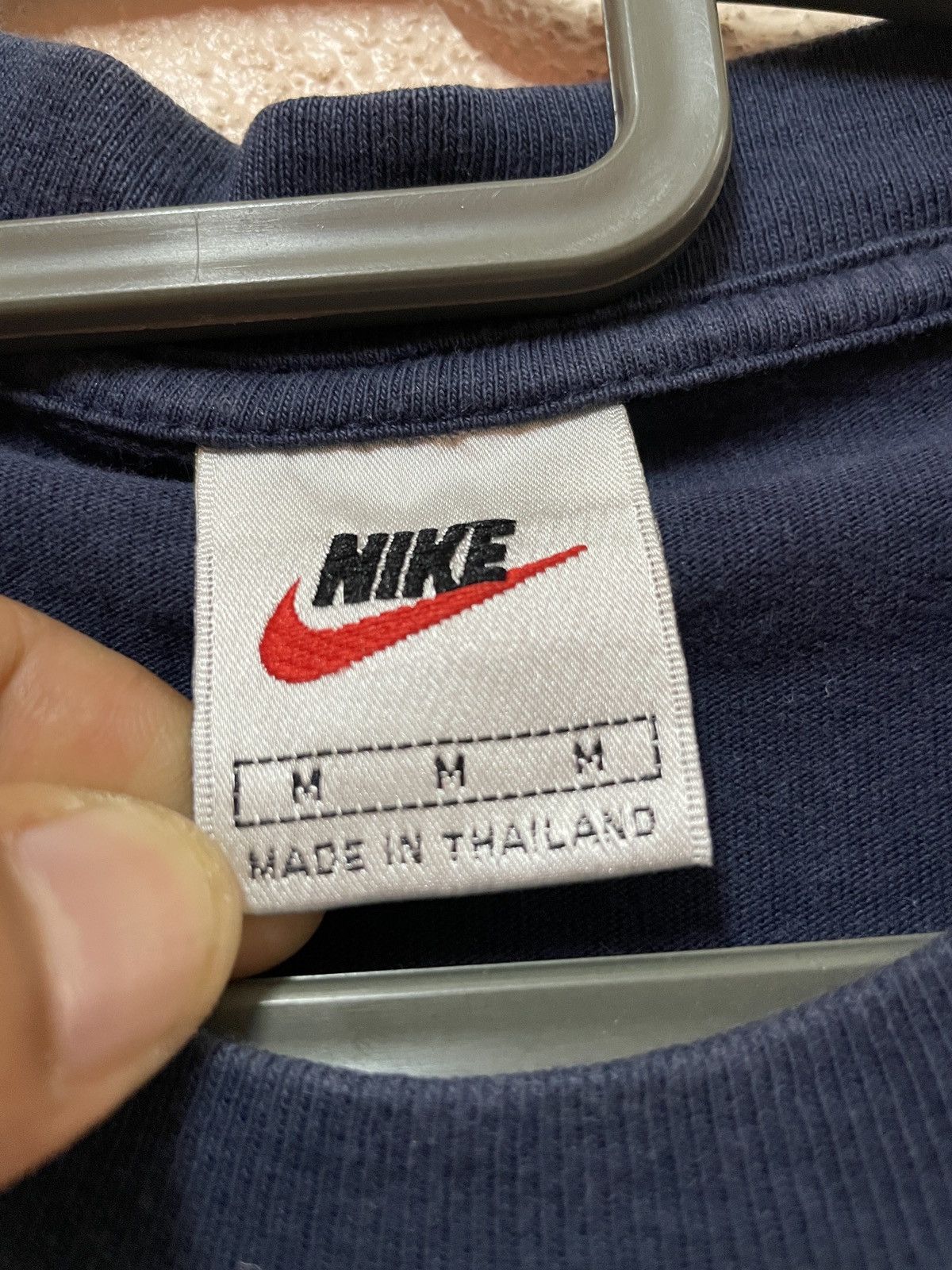 Nike × Vintage Vintage 90’s Nike Swoosh centre Big logo Streetwear Hip Hop Size US M / EU 48-50 / 2 - 4 Thumbnail