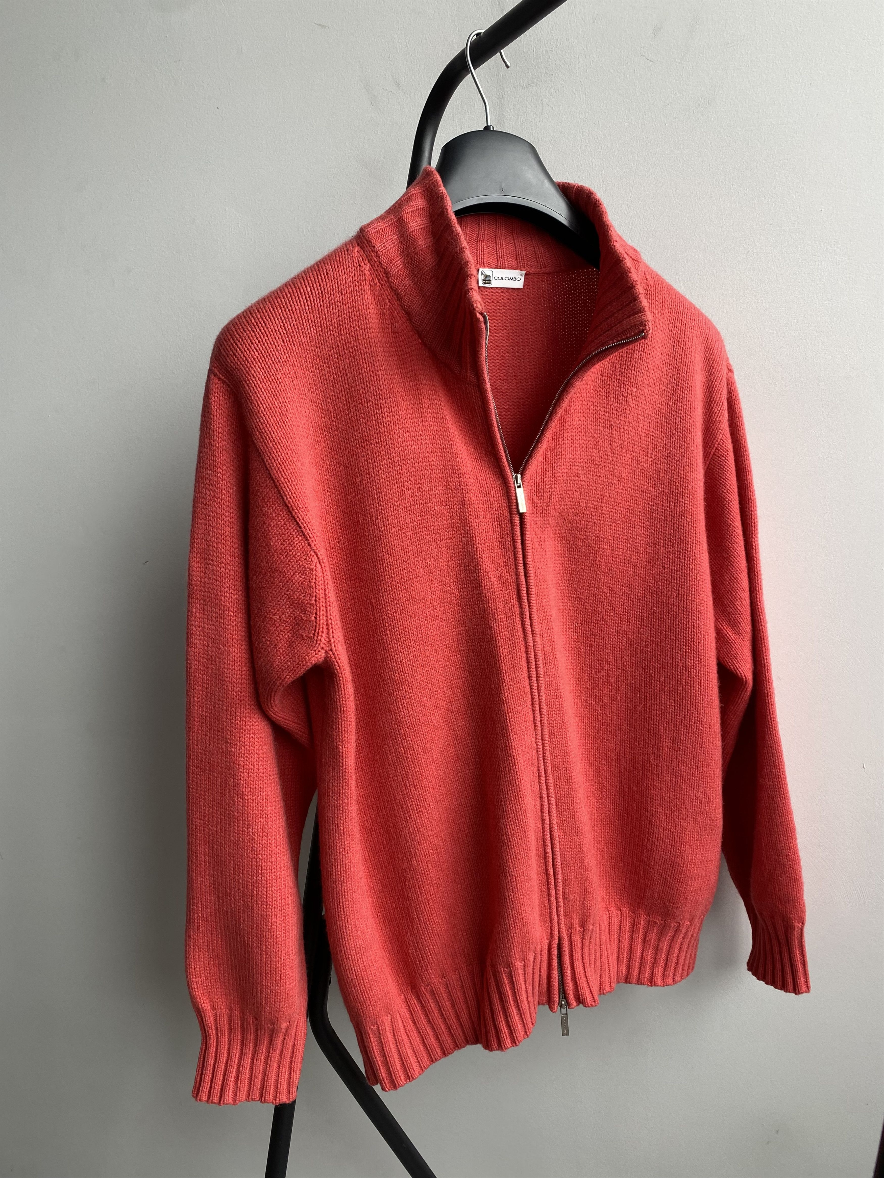 Colombo Lanificio Colombo 100% Cashmere Full Zip Cardigan Sweater Size US M / EU 48-50 / 2 - 3 Thumbnail