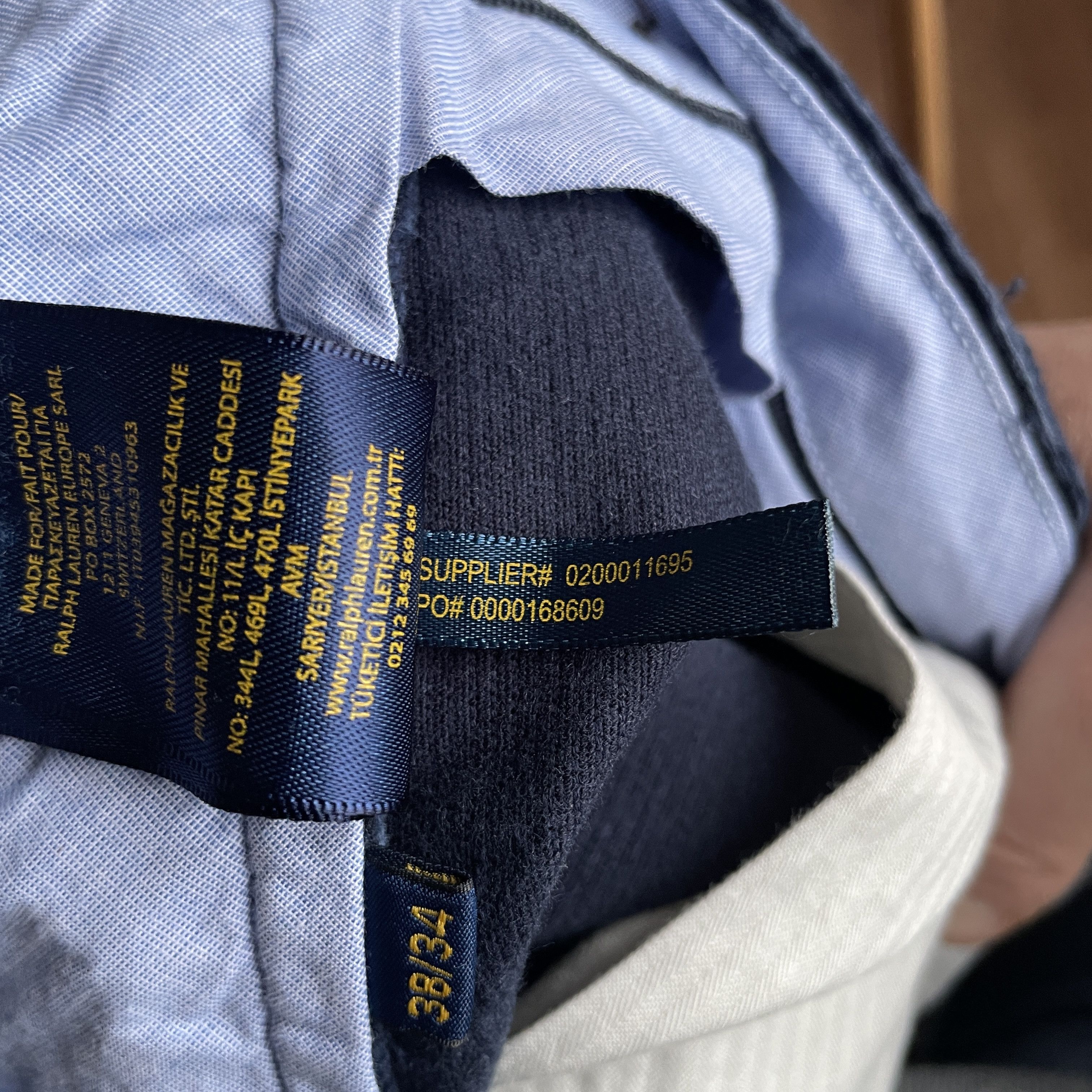 Polo Ralph Lauren Polo Ralph Lauren Stretch Slim Fit Corduroy Pants Size 38x34 Size US 38 / EU 54 - 11 Thumbnail
