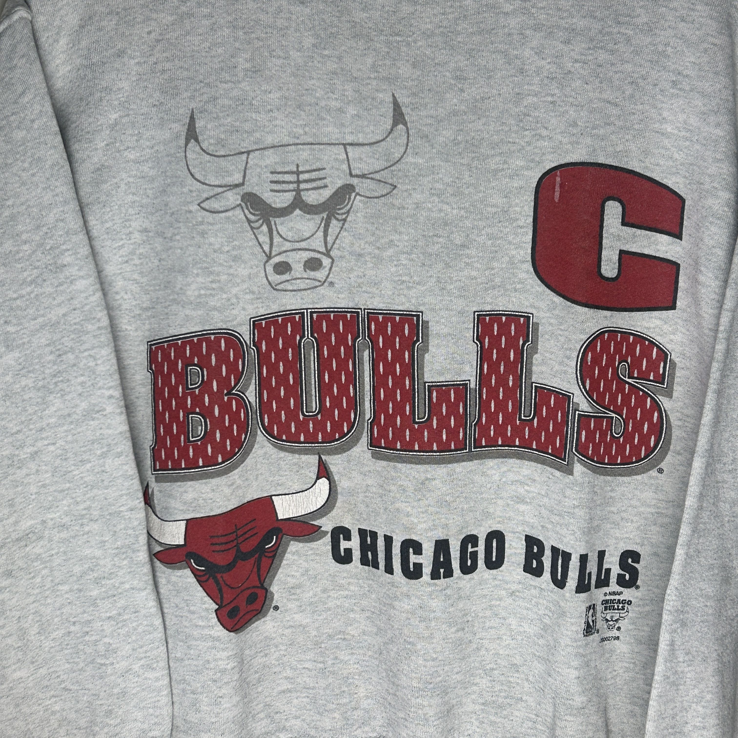 NBA Vintage Chicago Bulls 90's Crewneck Sweatshirt Size US M / EU 48-50 / 2 - 2 Thumbnail