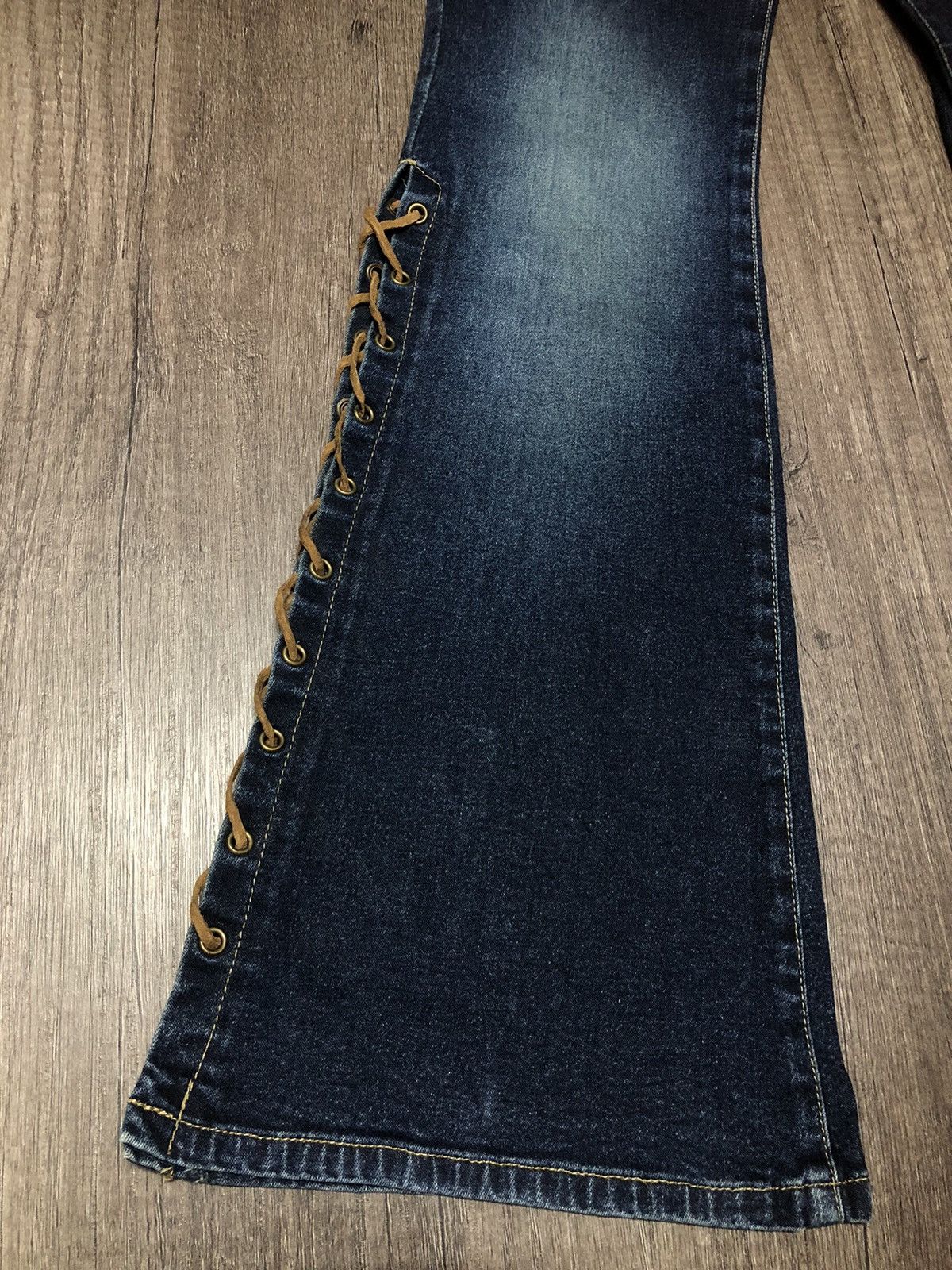 Designer × Japanese Brand VINTAGE ORIRIN FLARE JEANS JAPANESE BRAND Size 27" / US 4 / IT 40 - 12 Thumbnail