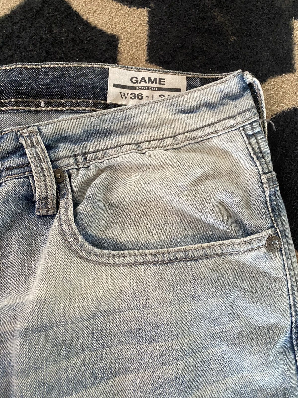 Buffalo David Bitton × Buffalo London × Vintage Vintage Buffalo Designer In Canada Bootcut Denim Size US 38 / EU 54 - 5 Thumbnail