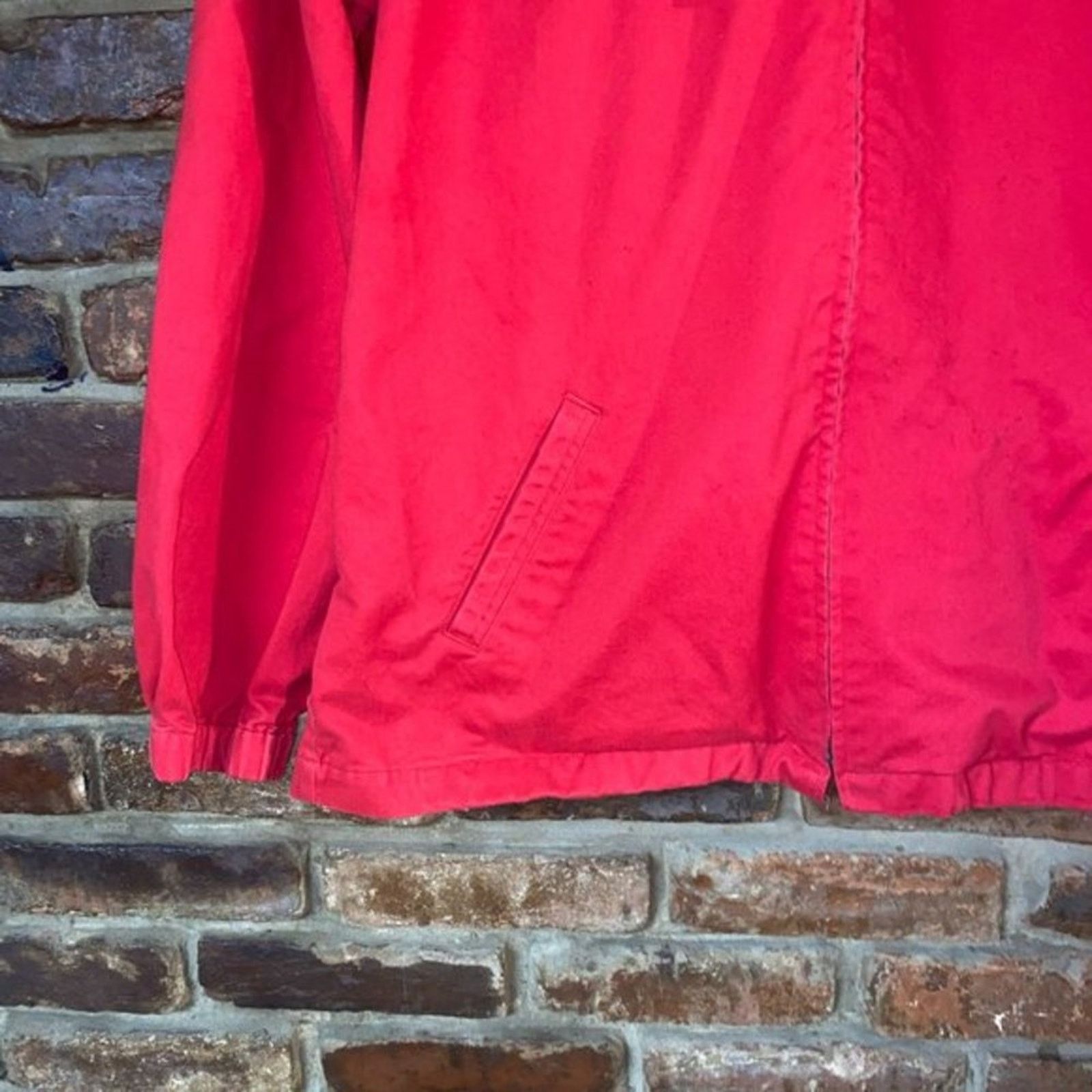 Other Christopher & Banks Red Canvas Full Zip Jacket Coat Medium Size M / US 6-8 / IT 42-44 - 3 Thumbnail