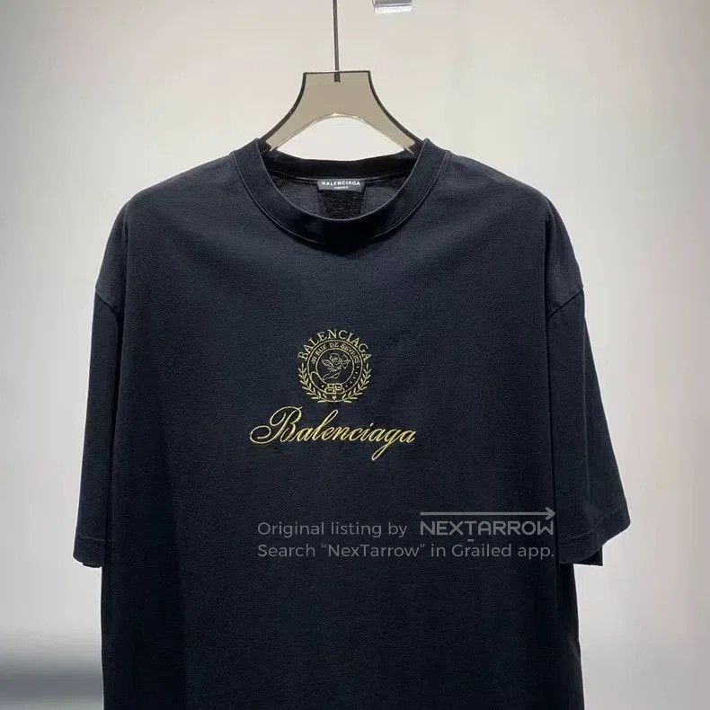 Balenciaga Balenciaga New Logo Print Short Sleeve T-shirt. Size US M / EU 48-50 / 2 - 3 Thumbnail