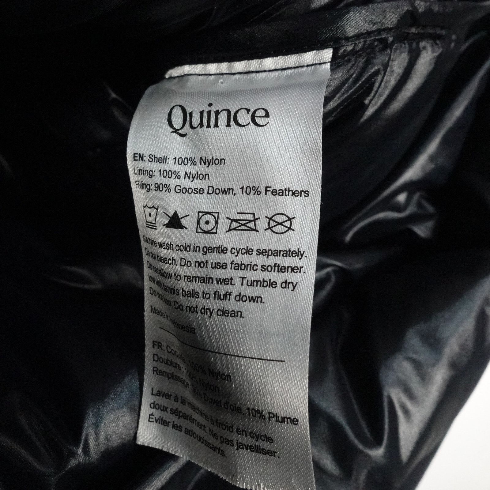 Quince EUC Quince Small Responsible Down Long Puffer Shiny Black Size S / US 4 / IT 40 - 9 Thumbnail