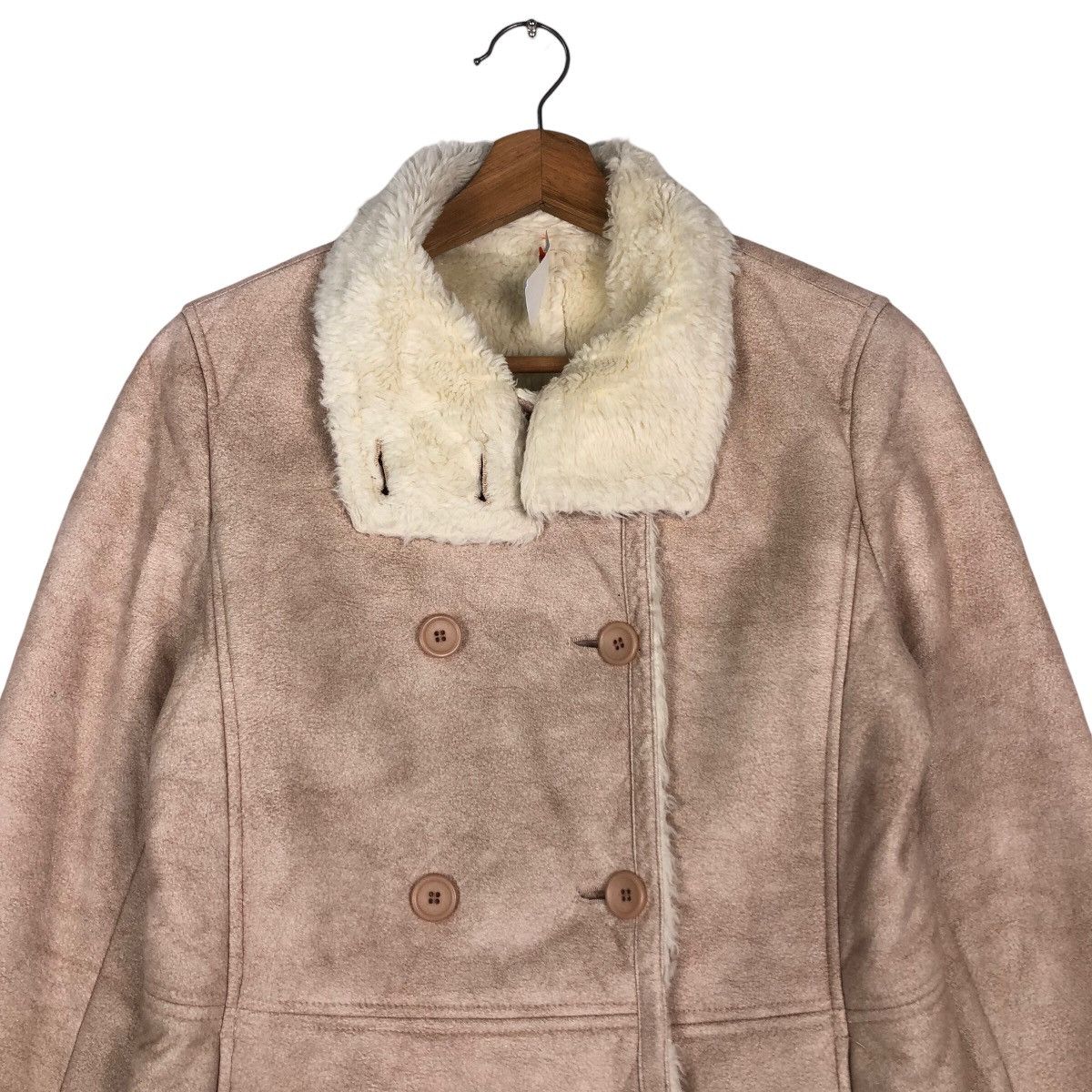 Calvin Klein 🔥Vintage Shearling Mink Fur Biker Jacket Calvin Klein Size US M / EU 48-50 / 2 - 3 Thumbnail