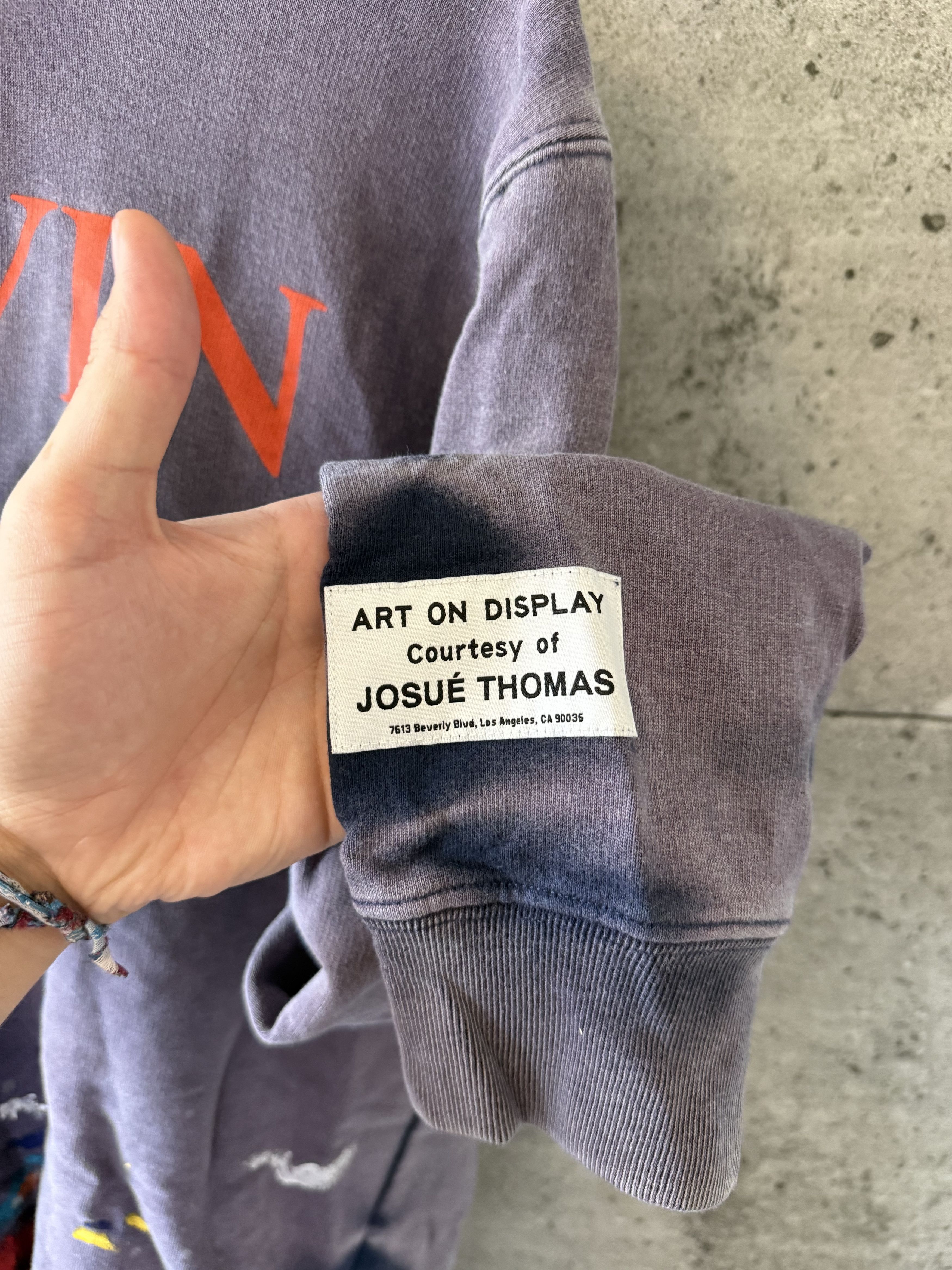 Gallery Dept. Gallery dept lanvin paint splatter hoodie Size US XL / EU 56 / 4 - 6 Thumbnail