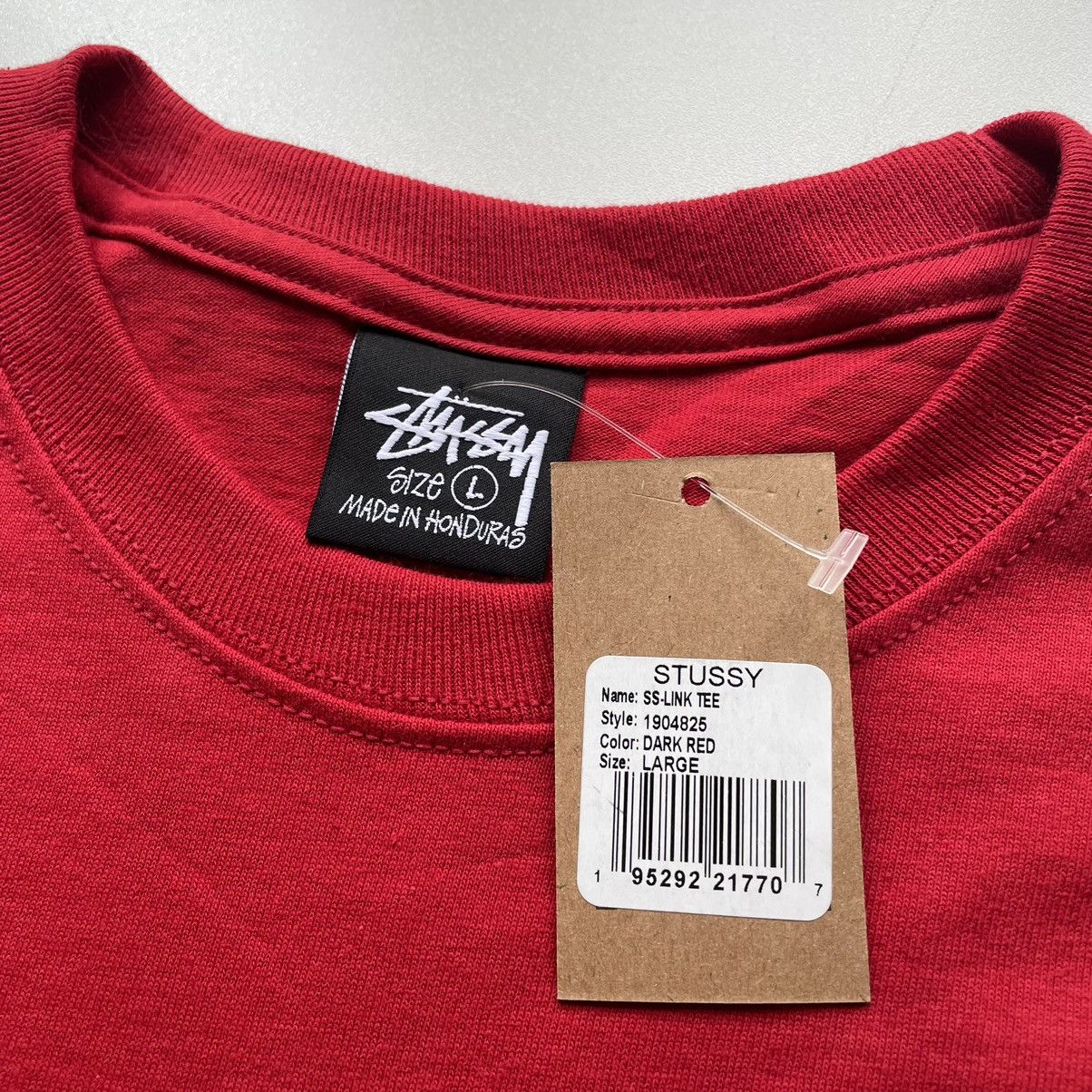 Stussy Stussy SS Link Graphic T shirt Red Large Rare Size US L / EU 52-54 / 3 - 3 Thumbnail