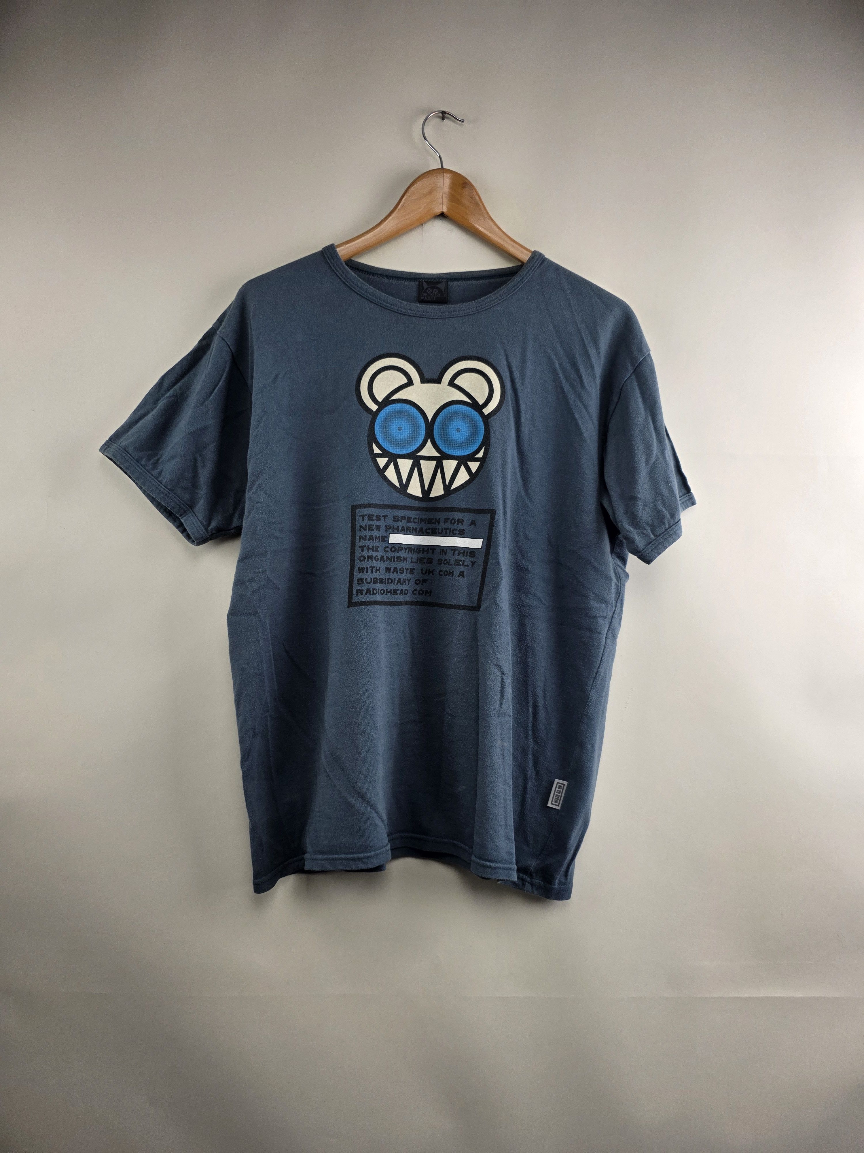 Band Tees × Vintage 2000 Radiohead Kid A M 20.5" 26.5" Size US L / EU 52-54 / 3 - 1 Thumbnail
