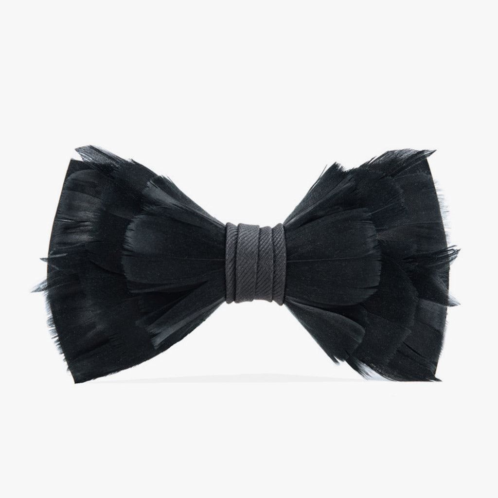 Other Brackish Black Feather Bow Tie Size ONE SIZE - 7 Thumbnail
