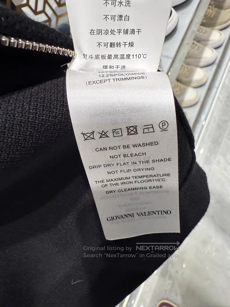 Valentino Valentino Black wool patchwork coat Size US S / EU 44-46 / 1 - 8 Thumbnail