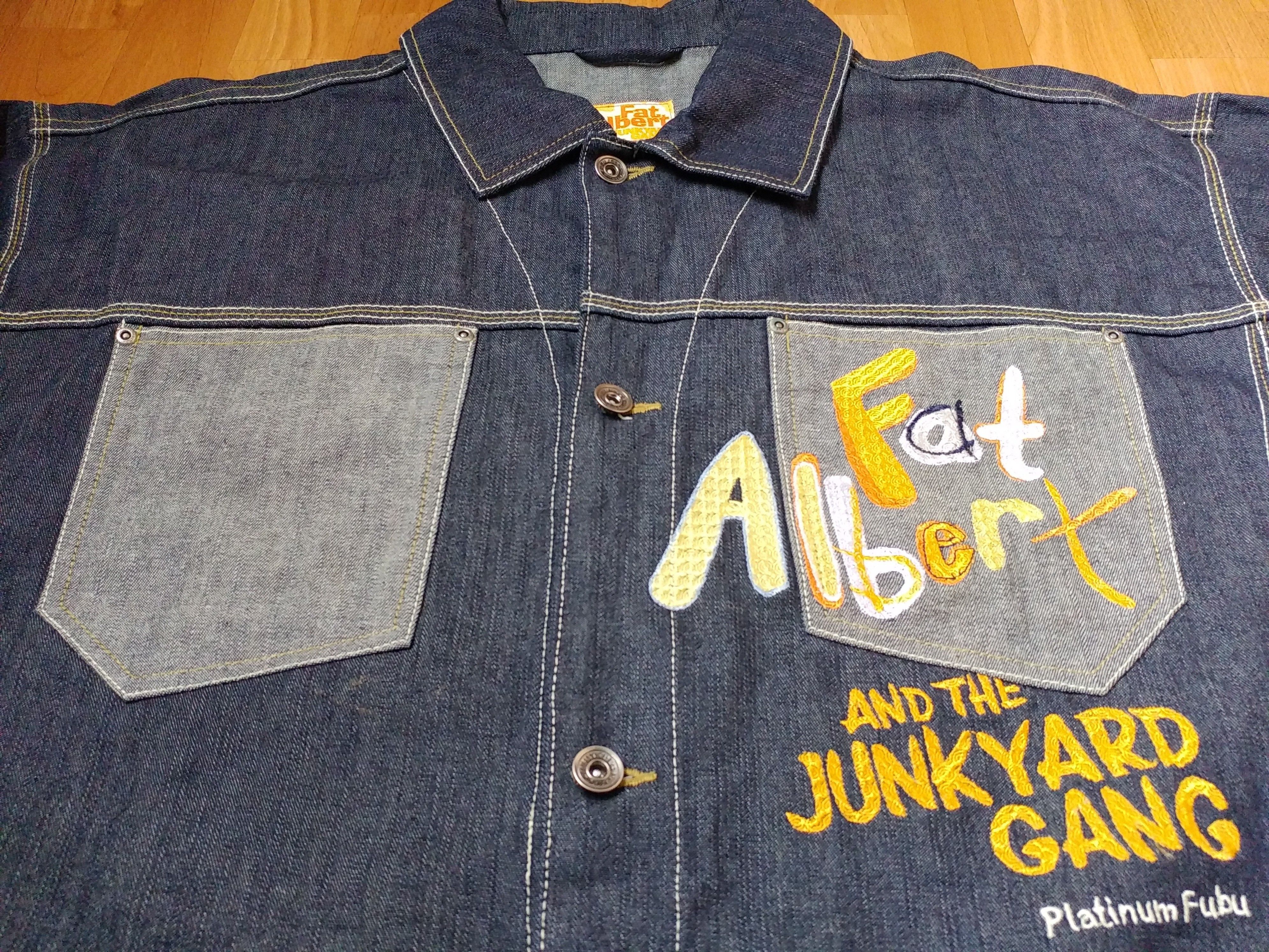 Fubu Platinum Fubu jacket Fat Albert and the Cosby Kids denim XL Size US XL / EU 56 / 4 - 13 Thumbnail