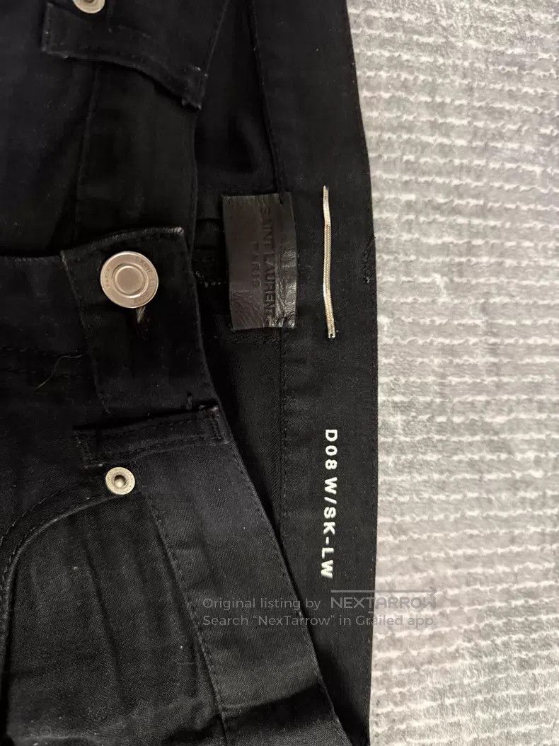Saint Laurent Paris Saint Laurent Paris Double Zip Moto Pants i Size US 27 - 3 Thumbnail