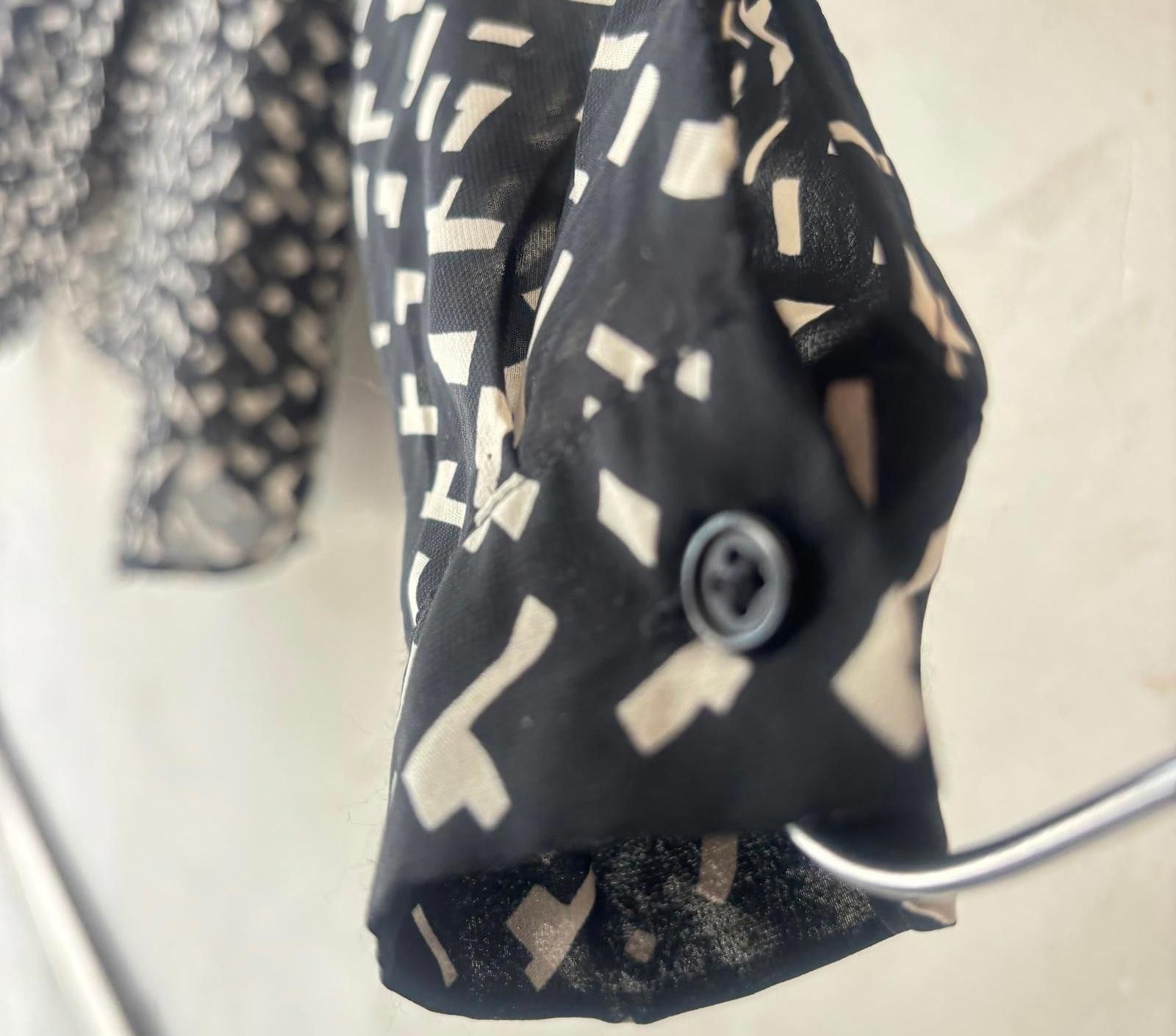 Other I LOVE H81 Patterned Sheer Blouse Size S / US 4 / IT 40 - 3 Thumbnail