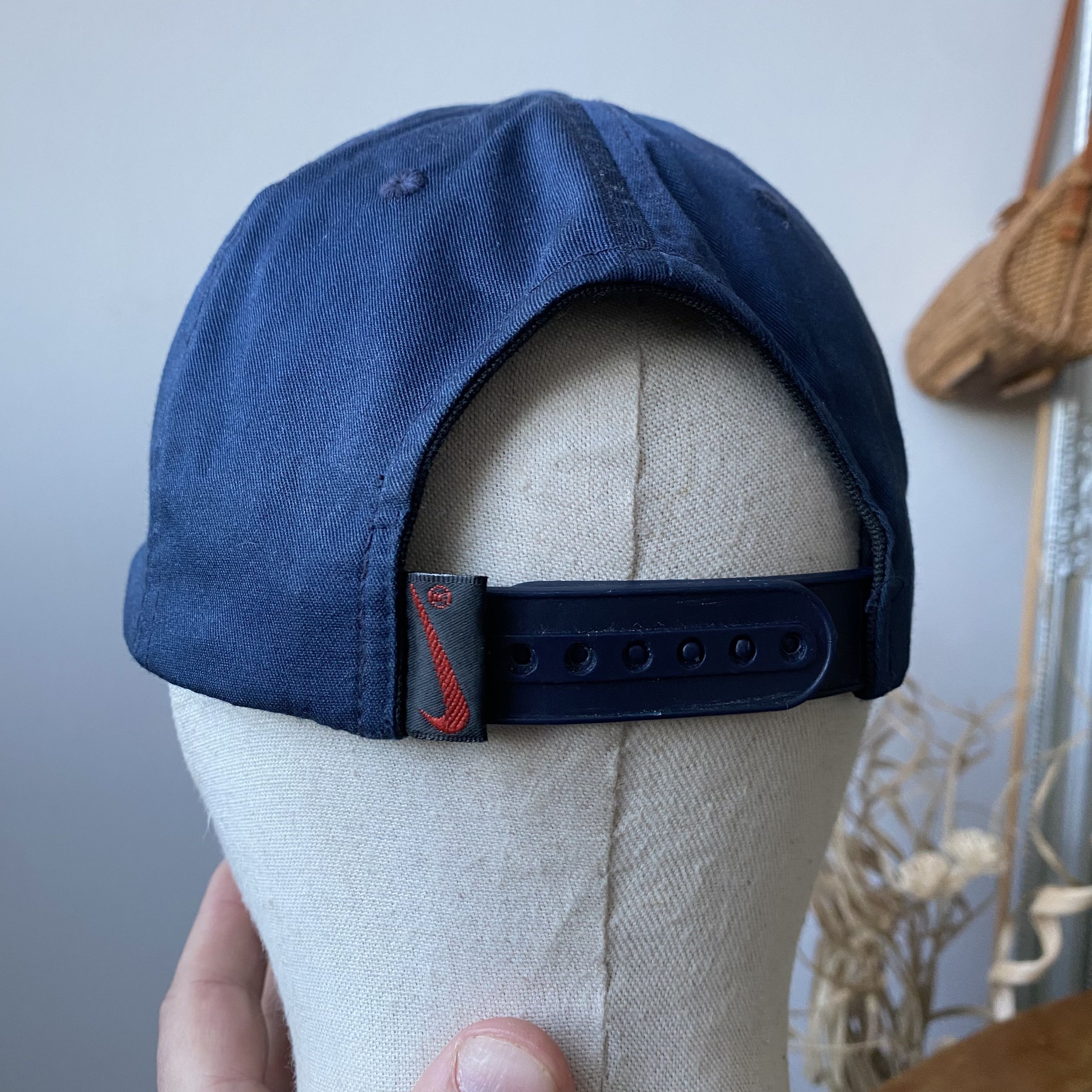Nike 💙 Vintage 90s Nike Cap Center logo Dad Hat Size ONE SIZE - 4 Thumbnail