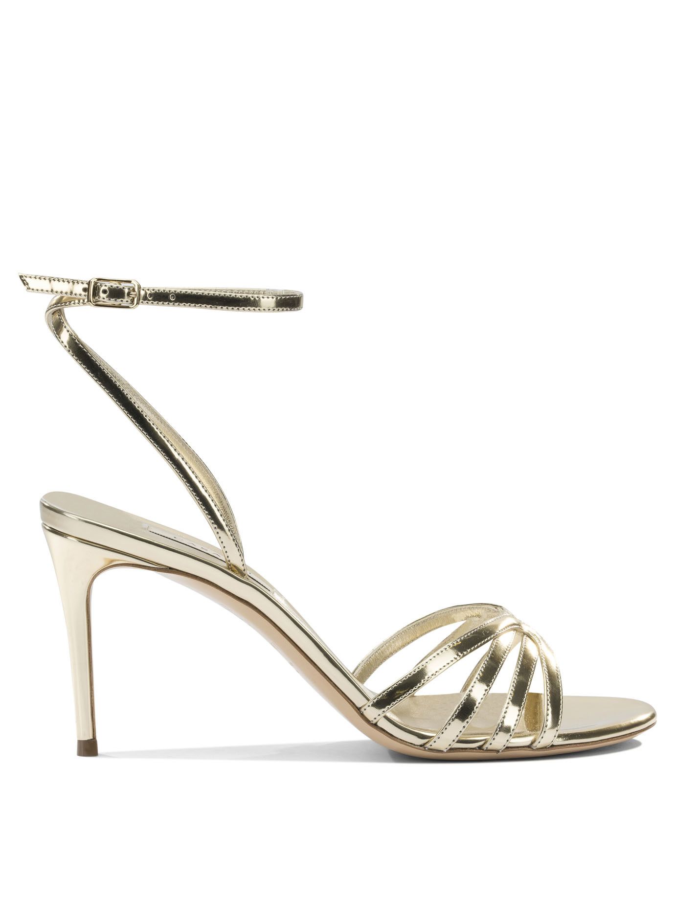 Casadei Sandals It 37 Women - Usa Duties Paid in Silver, Women's