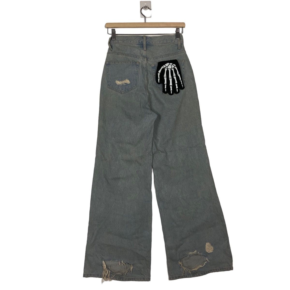 Japanese Brand 🔥RARE OVERSIZED CUT DISTRESSED DENIM EMODA ISSEY MIYAKE Size US 26 / EU 42 - 7 Thumbnail