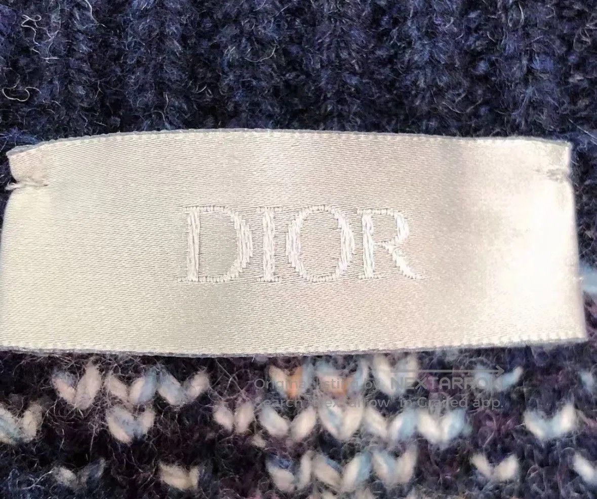 Dior Dior Dark Blue Logo Sweater. Size US M / EU 48-50 / 2 - 6 Thumbnail