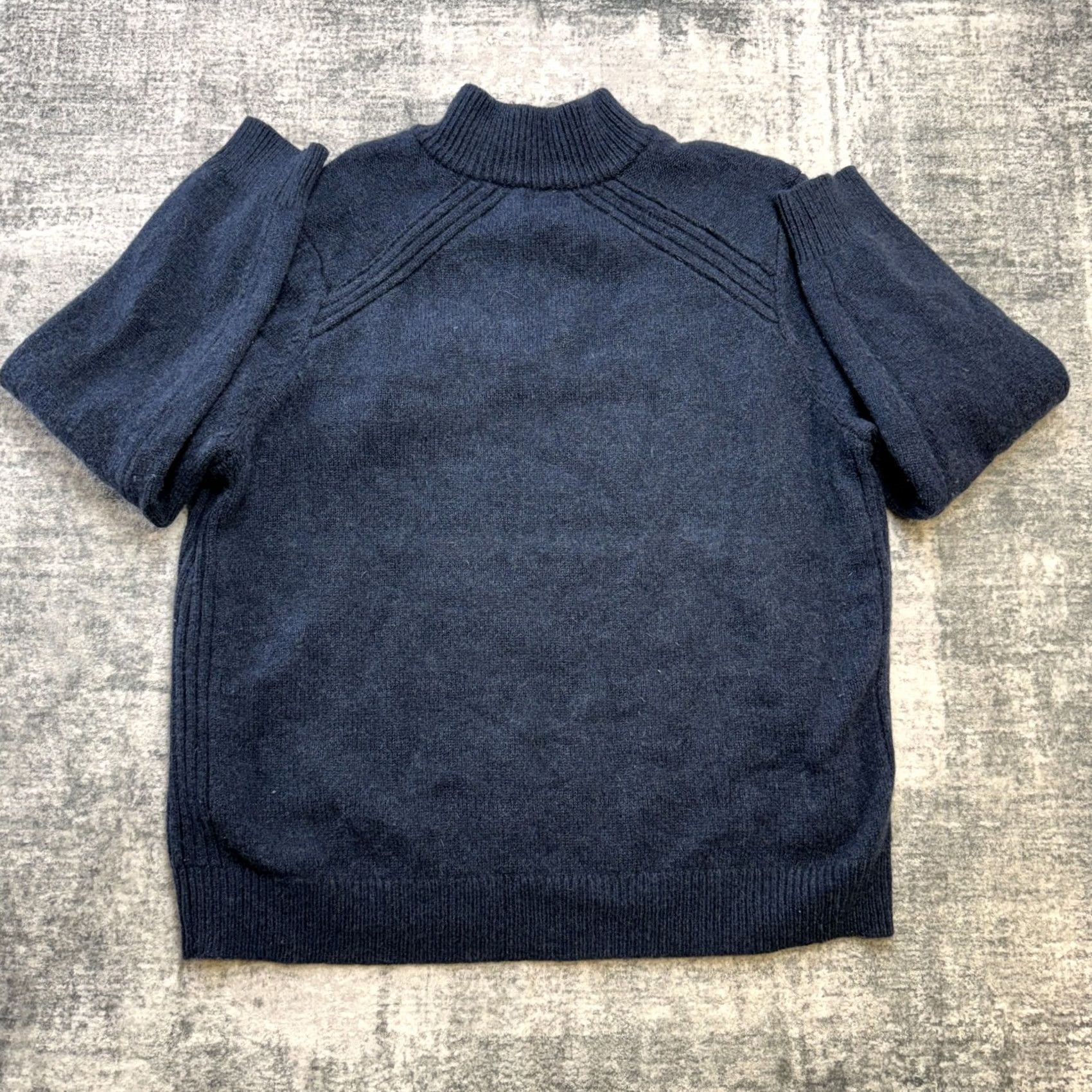 Vintage L.L. Bean Sweater Mens XL Blue Rangely Merino Wool 1/4 Zip Pullover Jumper Casual Size US XL / EU 56 / 4 - 7 Thumbnail
