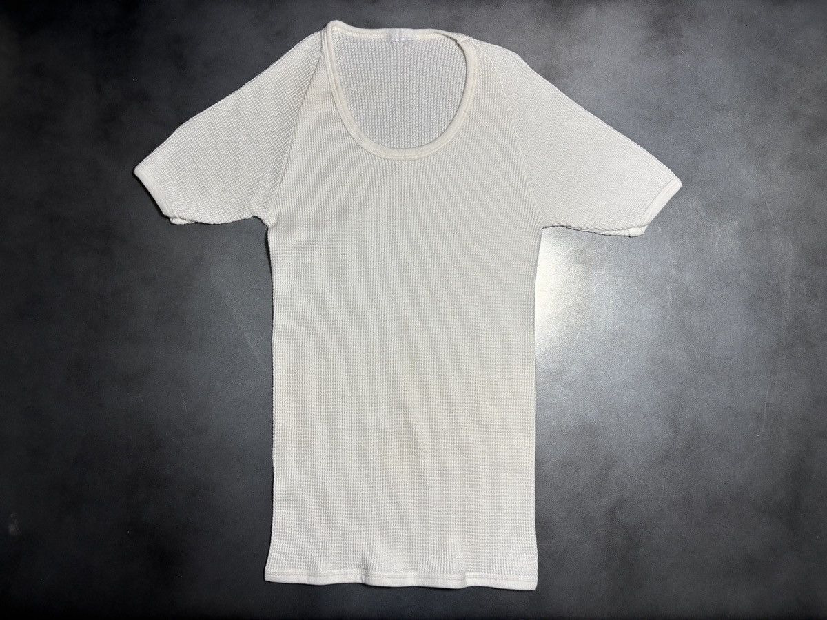 Vintage Vintage Thermal Undershirt Raglan Waffle Knit Blank Tee 80s Size US S / EU 44-46 / 1 - 14 Thumbnail