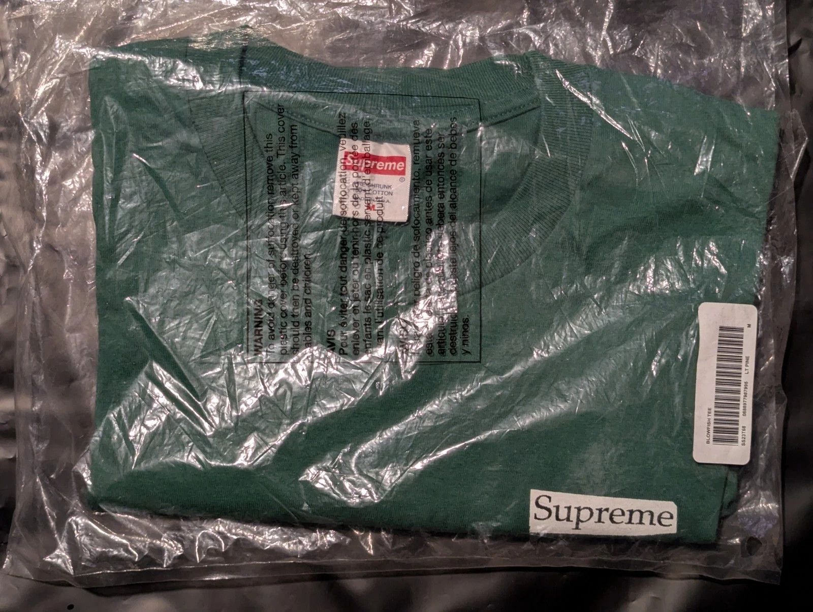 Supreme 🔥SUPREME BLOWFISH TEE (LIGHT PINE) (Medium) FW23 💵 Size US M / EU 48-50 / 2 - 1 Thumbnail