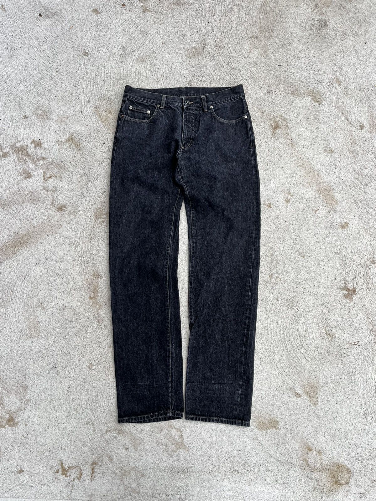 Gucci Selvedge Denim Black Leather tab Size US 34 / EU 50 - 2 Thumbnail