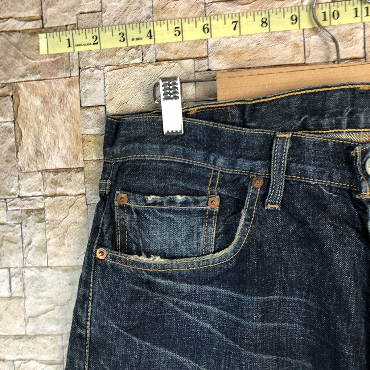 Levi's 501 Levis Blue Disstressed Denim Pants #A953 Size US 34 / EU 50 - 8 Thumbnail