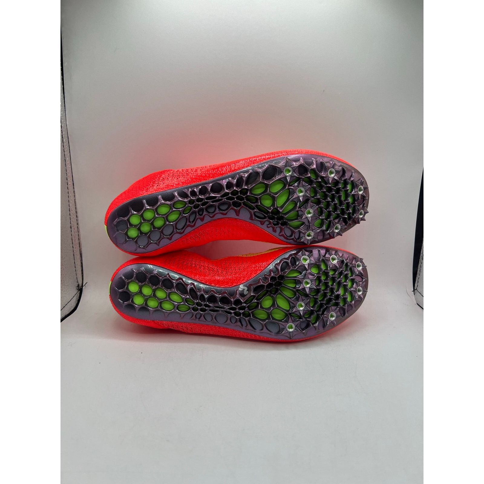 Nike‎ Zoom Superfly Elite 2 Bright Crimson Lime Blast Mens Size 11.5 (No Spikes) Nike Zoom Superfly Elite 2  main image 2