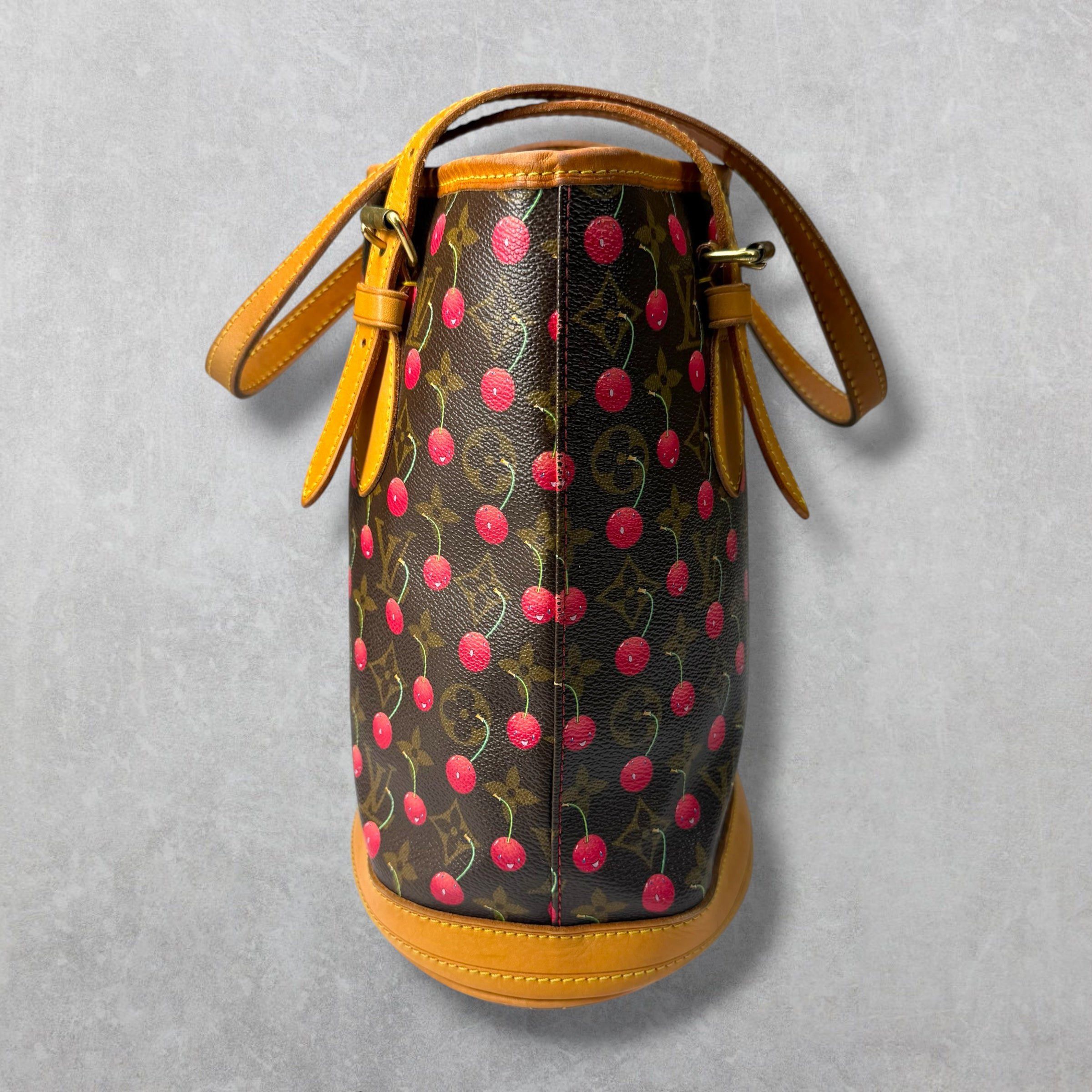 Louis Vuitton Louis Vuitton Murakami Cerises Bucket Bag Size ONE SIZE - 3 Thumbnail