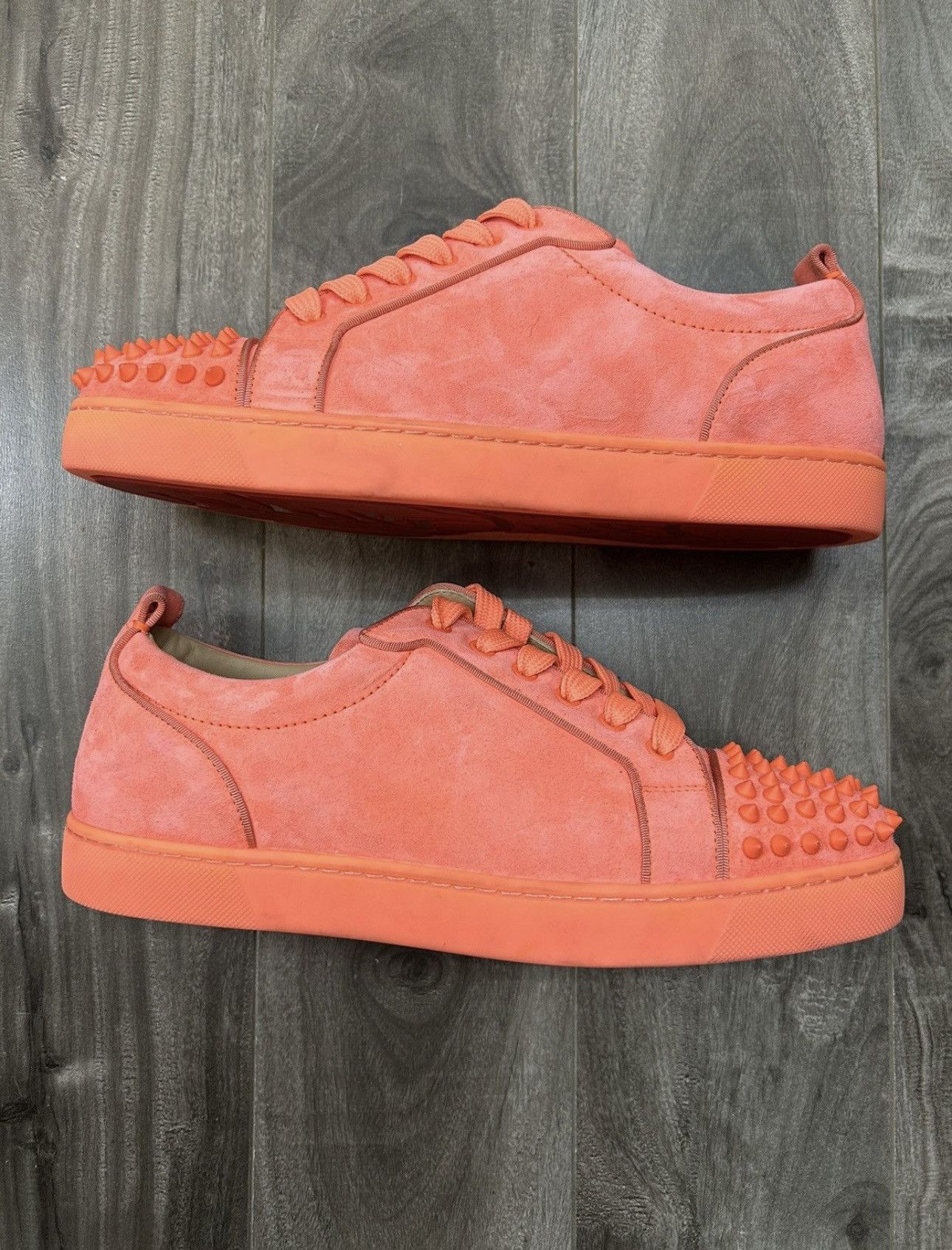 Christian Louboutin Christian Louboutin Louis Junior Spikes Low-Top Sneakers Size US 9 / EU 42 - 3 Thumbnail