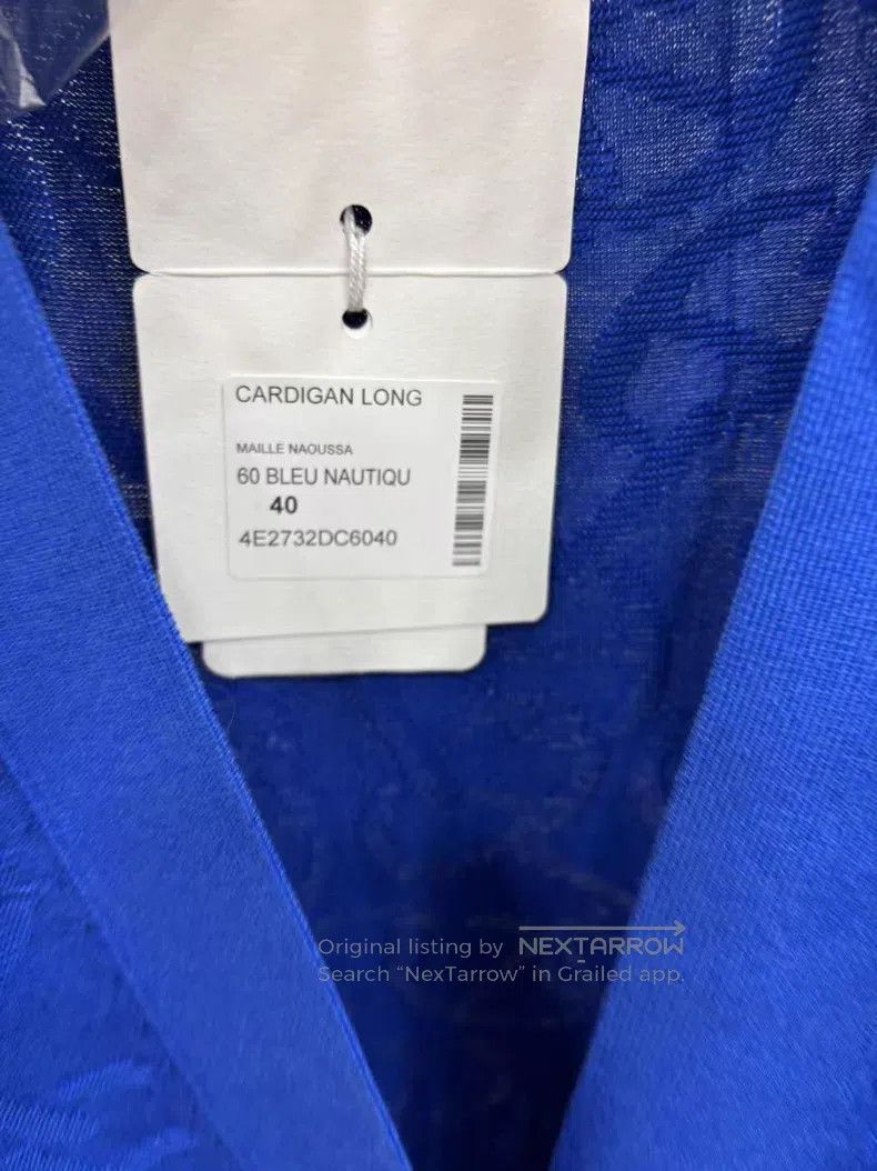 Hermes Hermes Pig Nose Dark Striped Logo Long Cardigan Size XS / US 0-2 / IT 36-38 - 4 Thumbnail