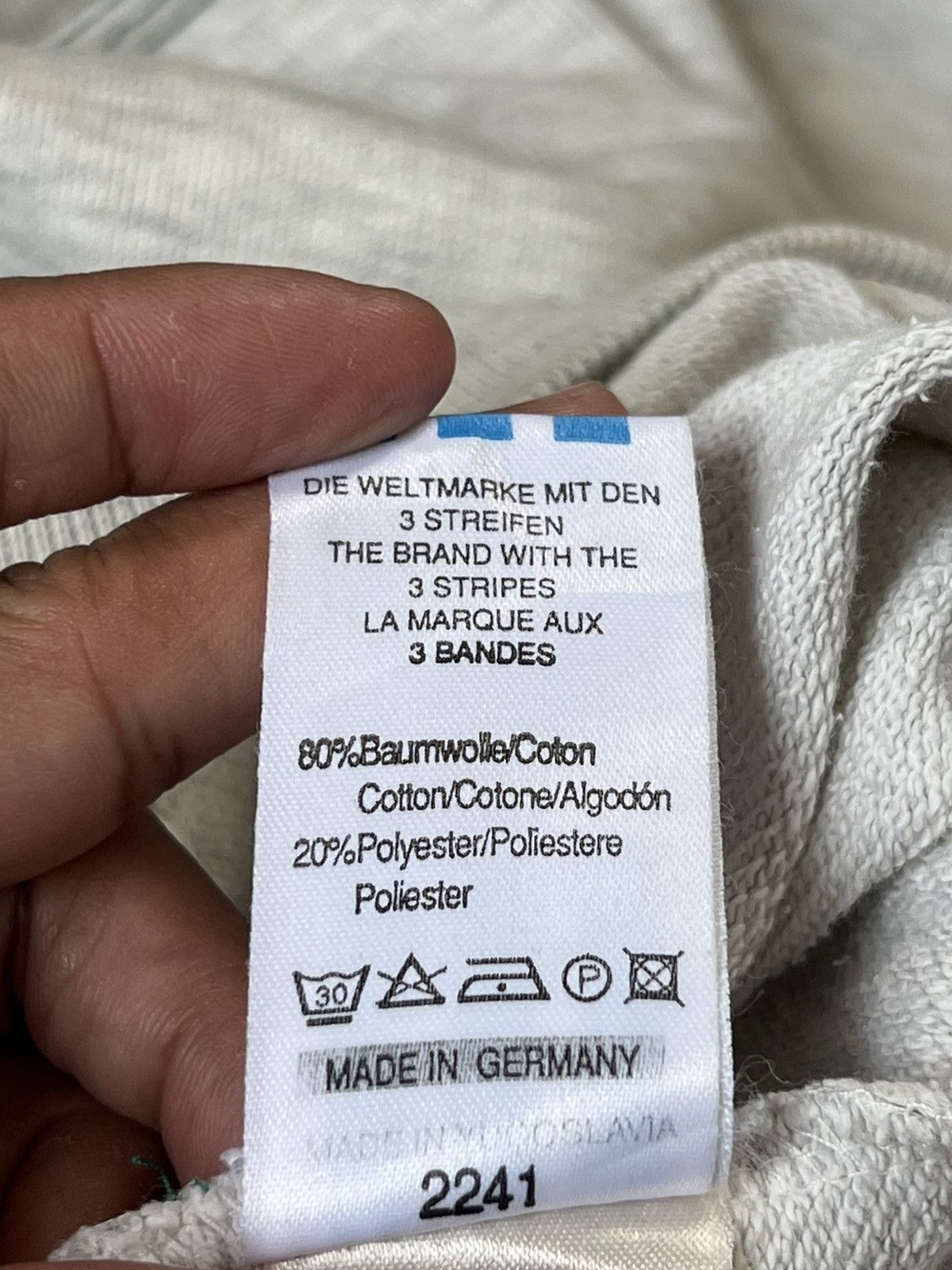 Adidas Adidas Deutschland Germany Pullover Hoodie Vintage Size US XL / EU 56 / 4 - 13 Thumbnail