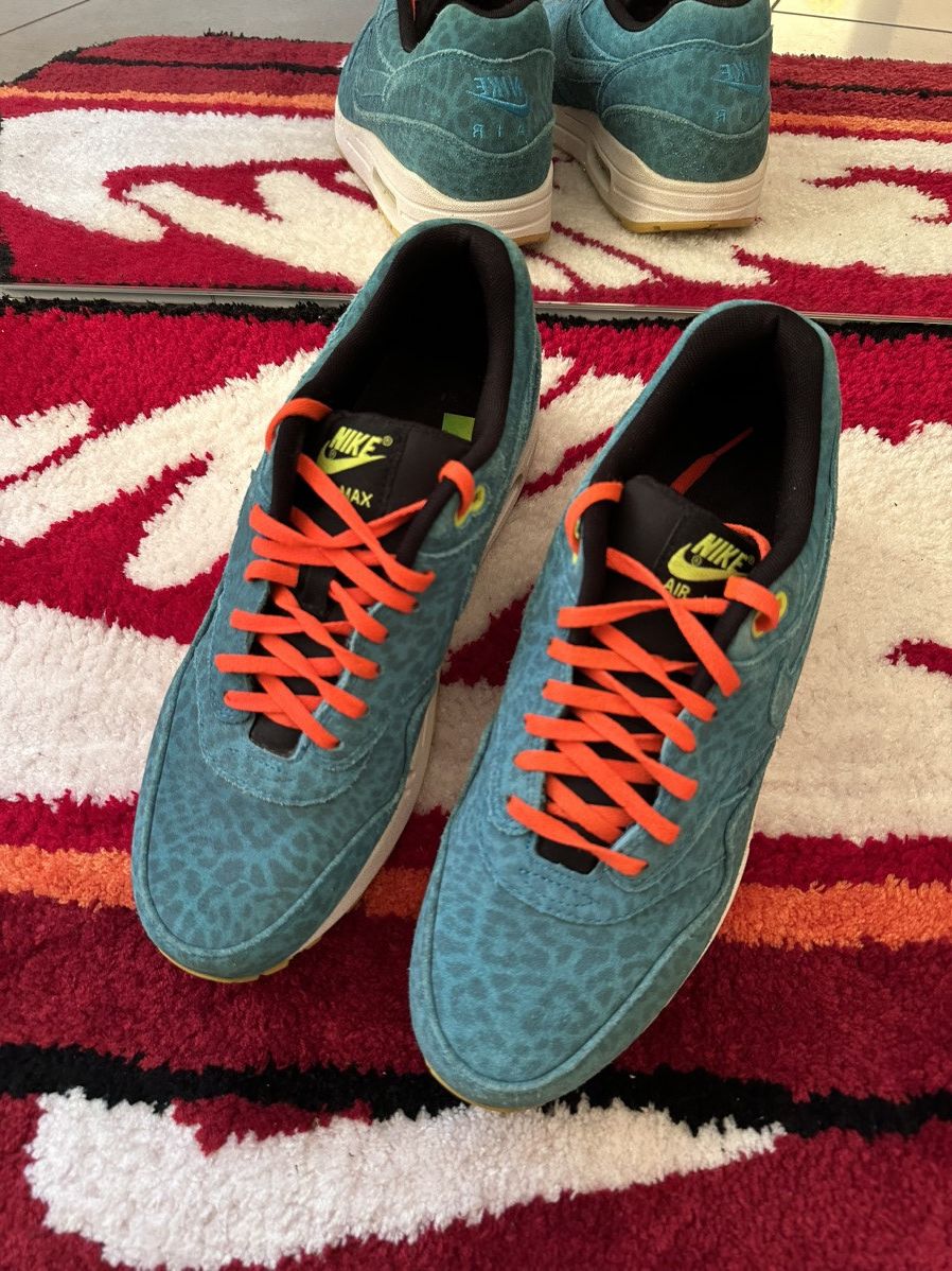 Nike × Vintage Vintage Nike air max 90 sneakers blue leopard rare US 8.5 Size US 8.5 / EU 41-42 - 2 Thumbnail