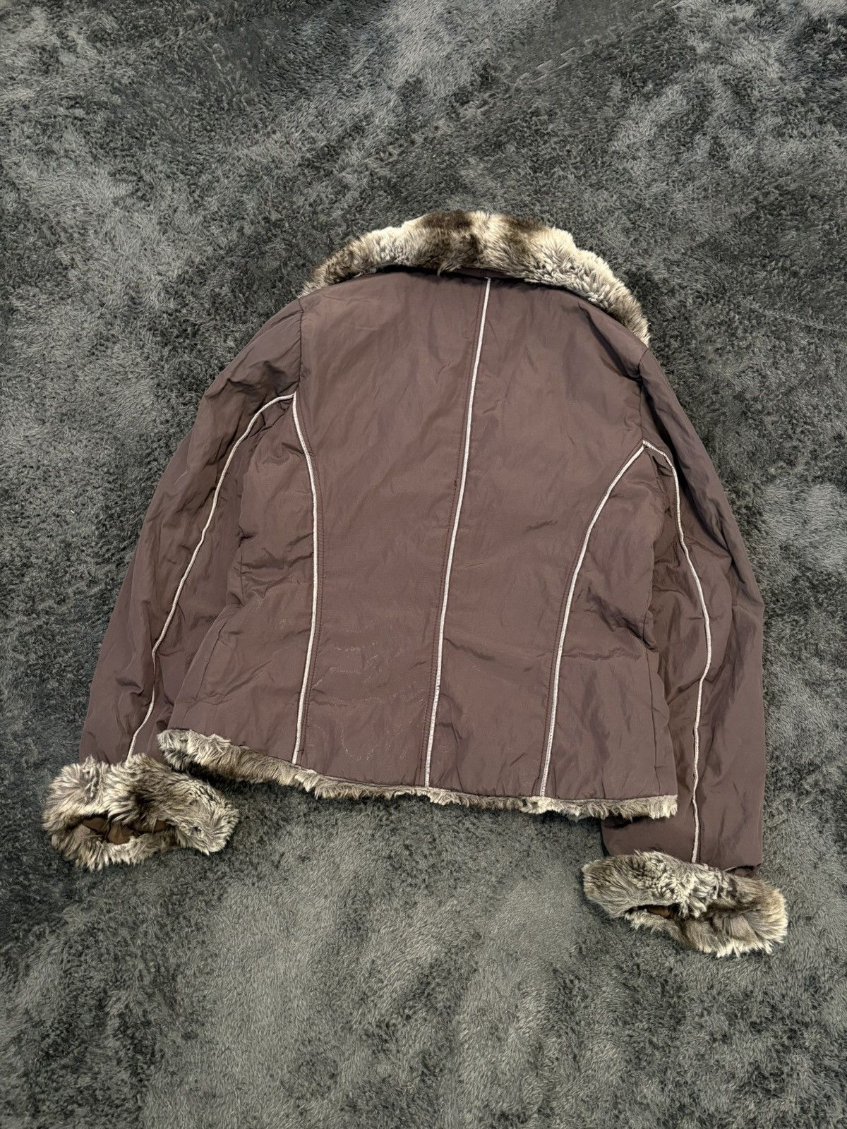 If Six Was Nine 00s If Six Was Nine LGB Style Faux Fur Jacket Size L / US 10 / IT 46 - 5 Thumbnail