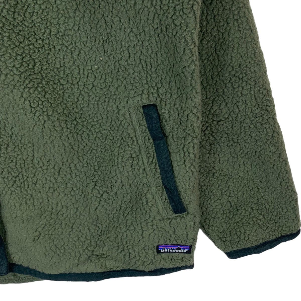 Patagonia × Vintage VINTAGE PATAGONIA DEEP PILE RETRO X FLEECE HOODIE JACKET Size US XL / EU 56 / 4 - 6 Thumbnail